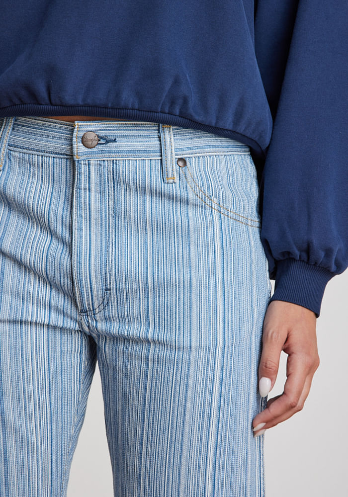 Jeans Mujer Sunset Pinstripe