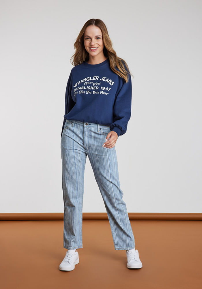 Jeans Mujer Sunset Pinstripe