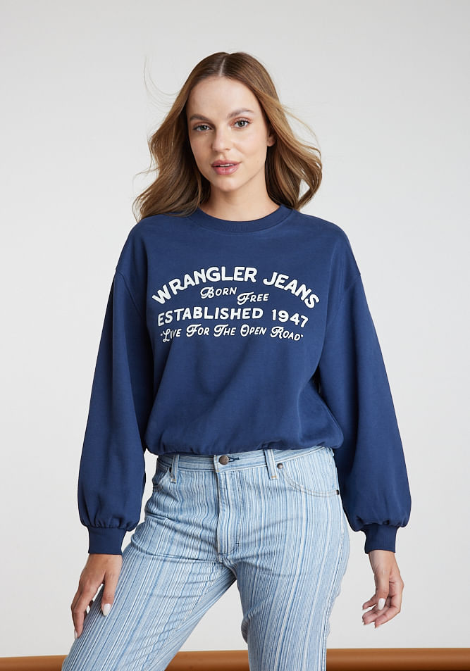 Polerón Oversized Sweat Navy