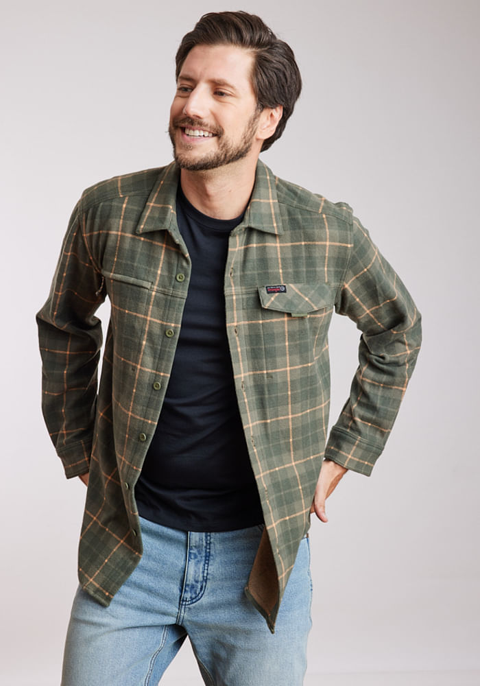 Camisa Hombre Campsite Shirt Peridot Plaid
