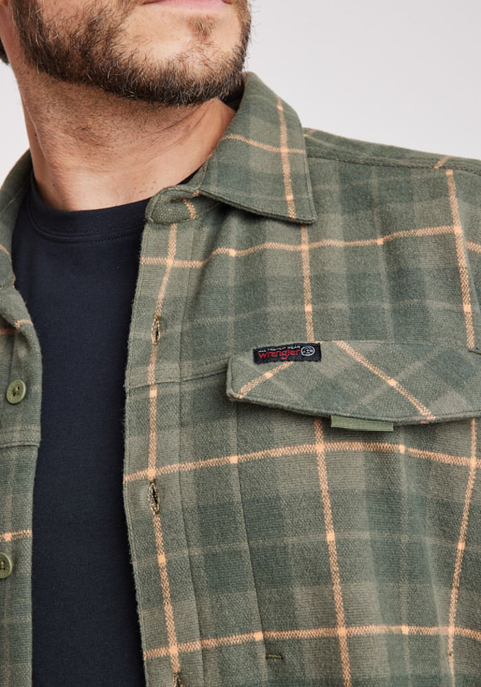 Camisa Hombre Campsite Shirt Peridot Plaid