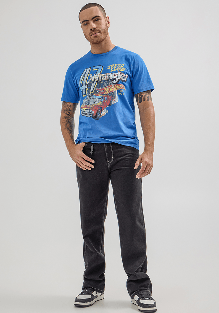 Polera Speed Club Race - Hot Wheels Blue