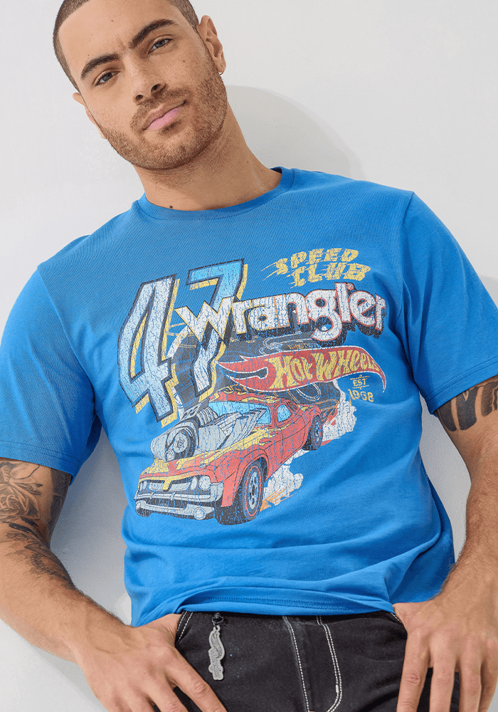Polera Speed Club Race - Hot Wheels Blue