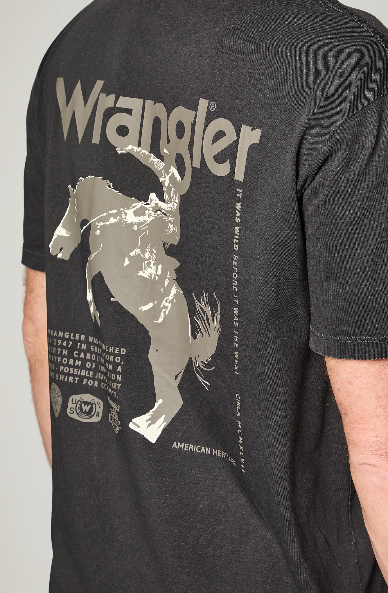 Polera Hombre Cowboy Tee Black