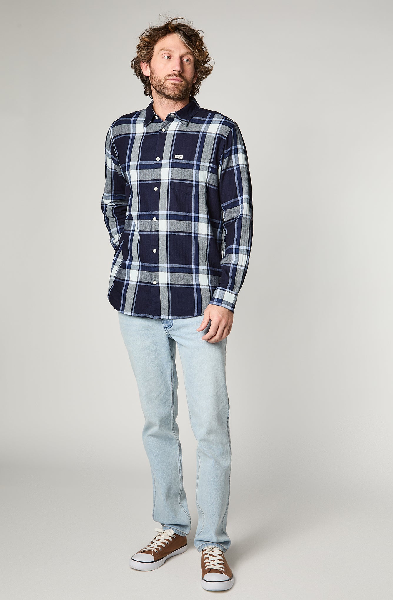 Camisa Hombre 1Pocket Indigo