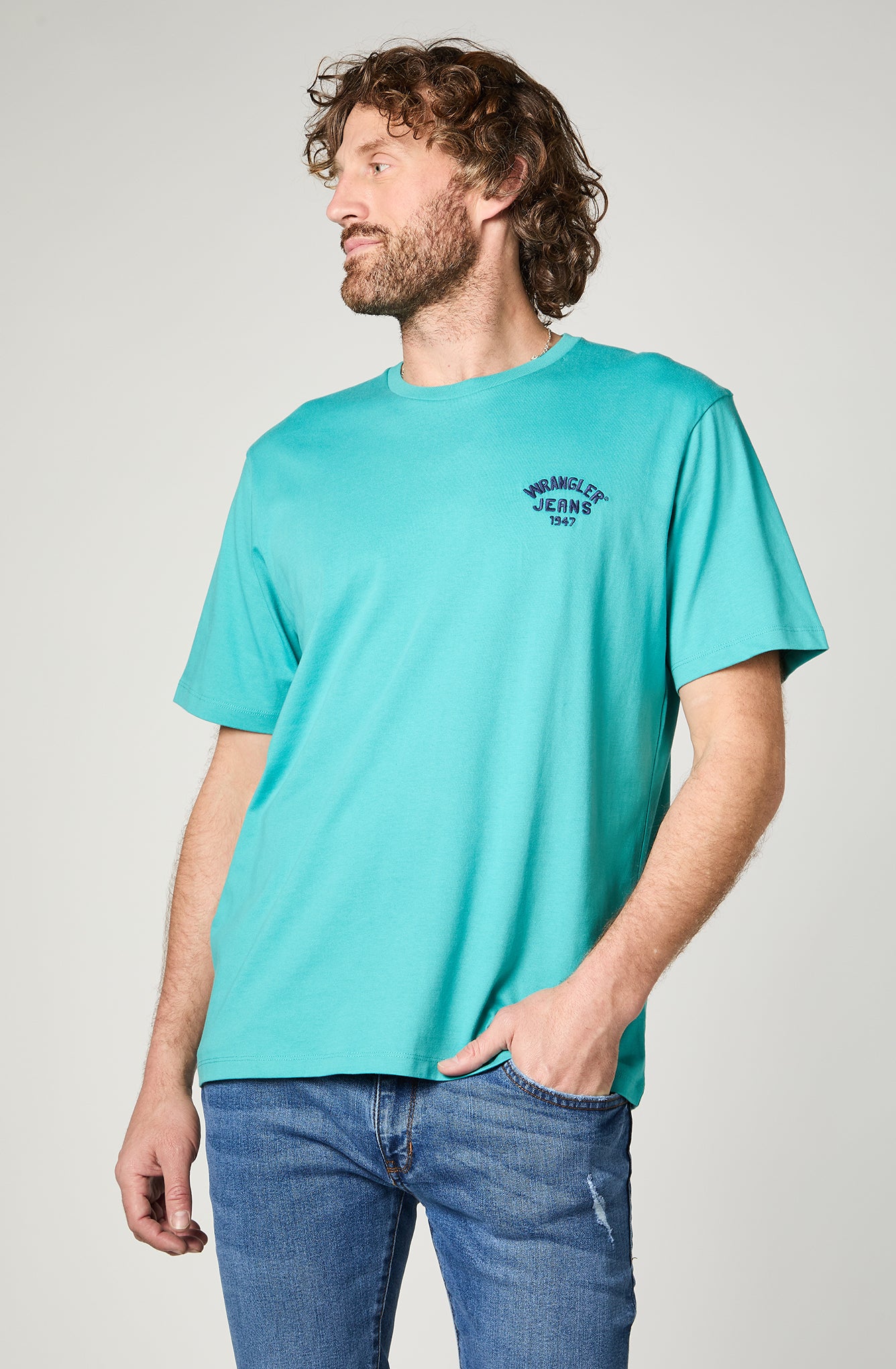 Polera Hombre Wrangler Jeans Verde