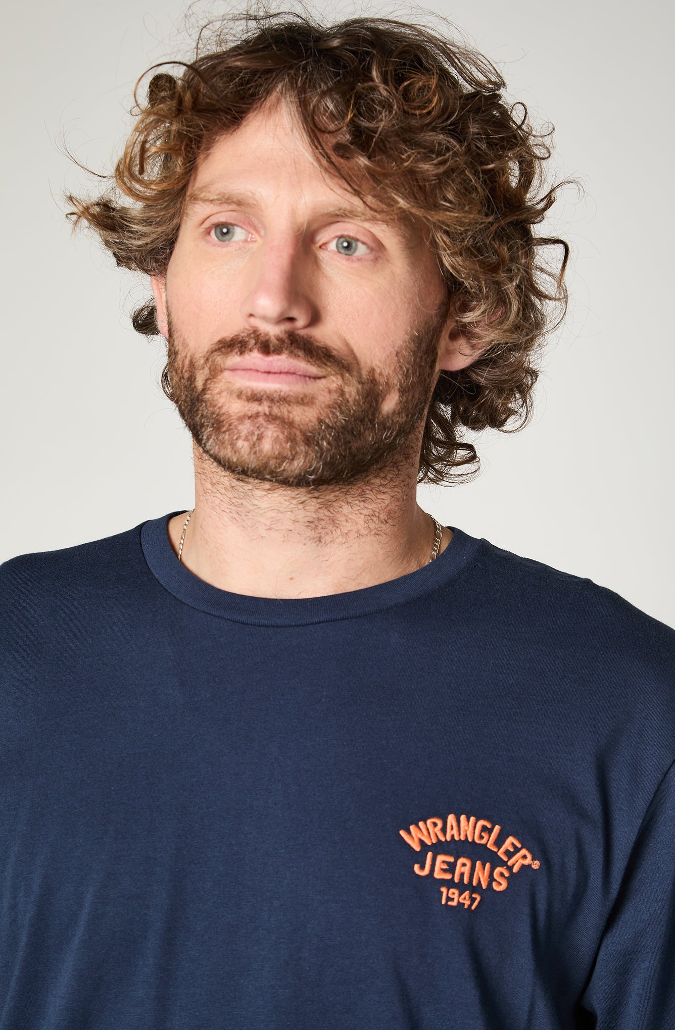 Polera Hombre Wrangler Jeans Azul