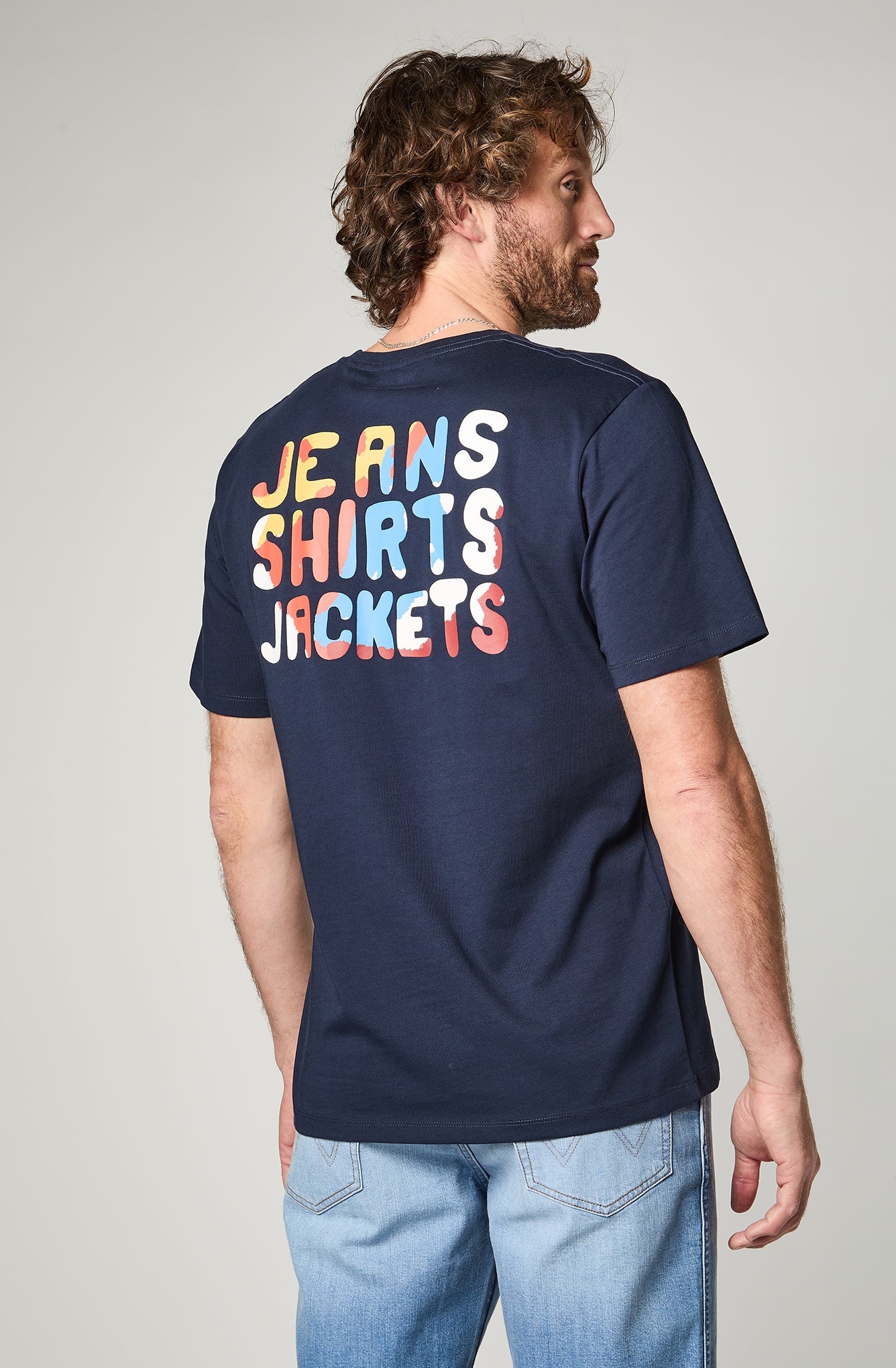 Polera Hombre Wrangler Jeans Navy