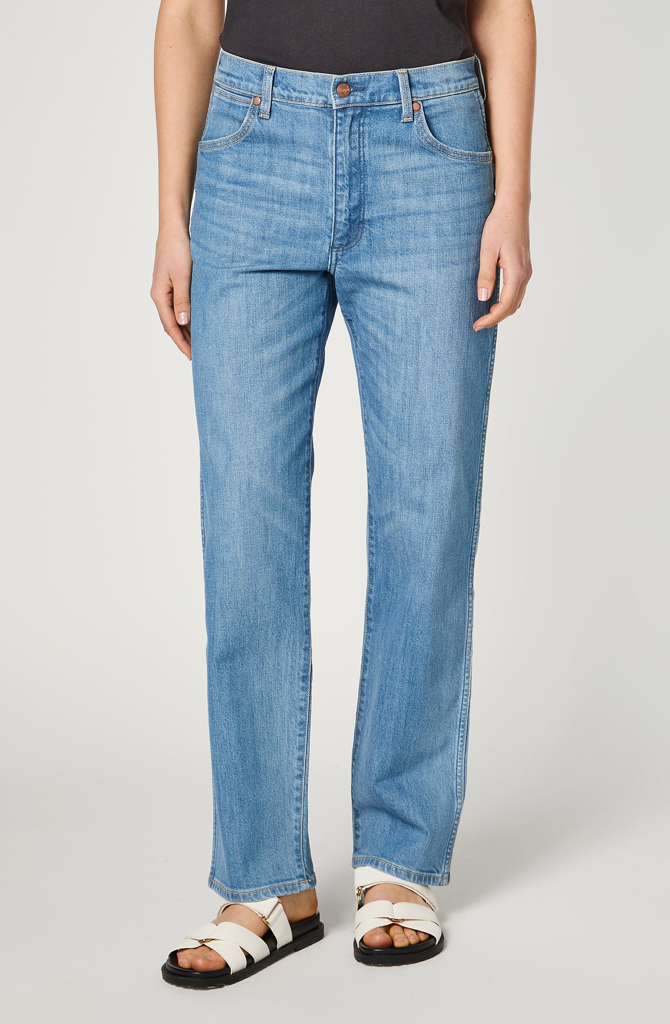 Jeans Mujer Sunset Mid Rise Straight