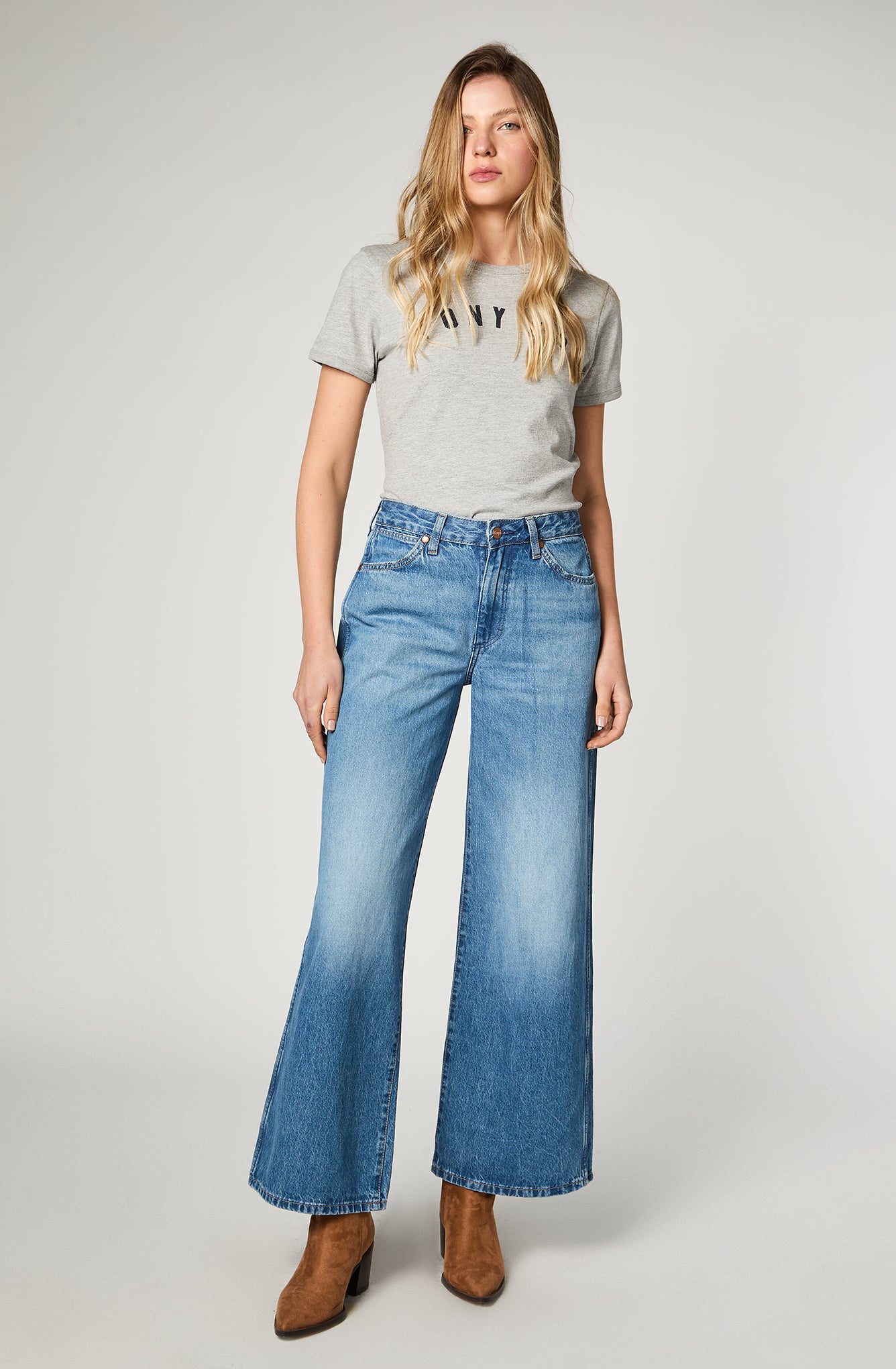 Jeans Mujer World wide Azul