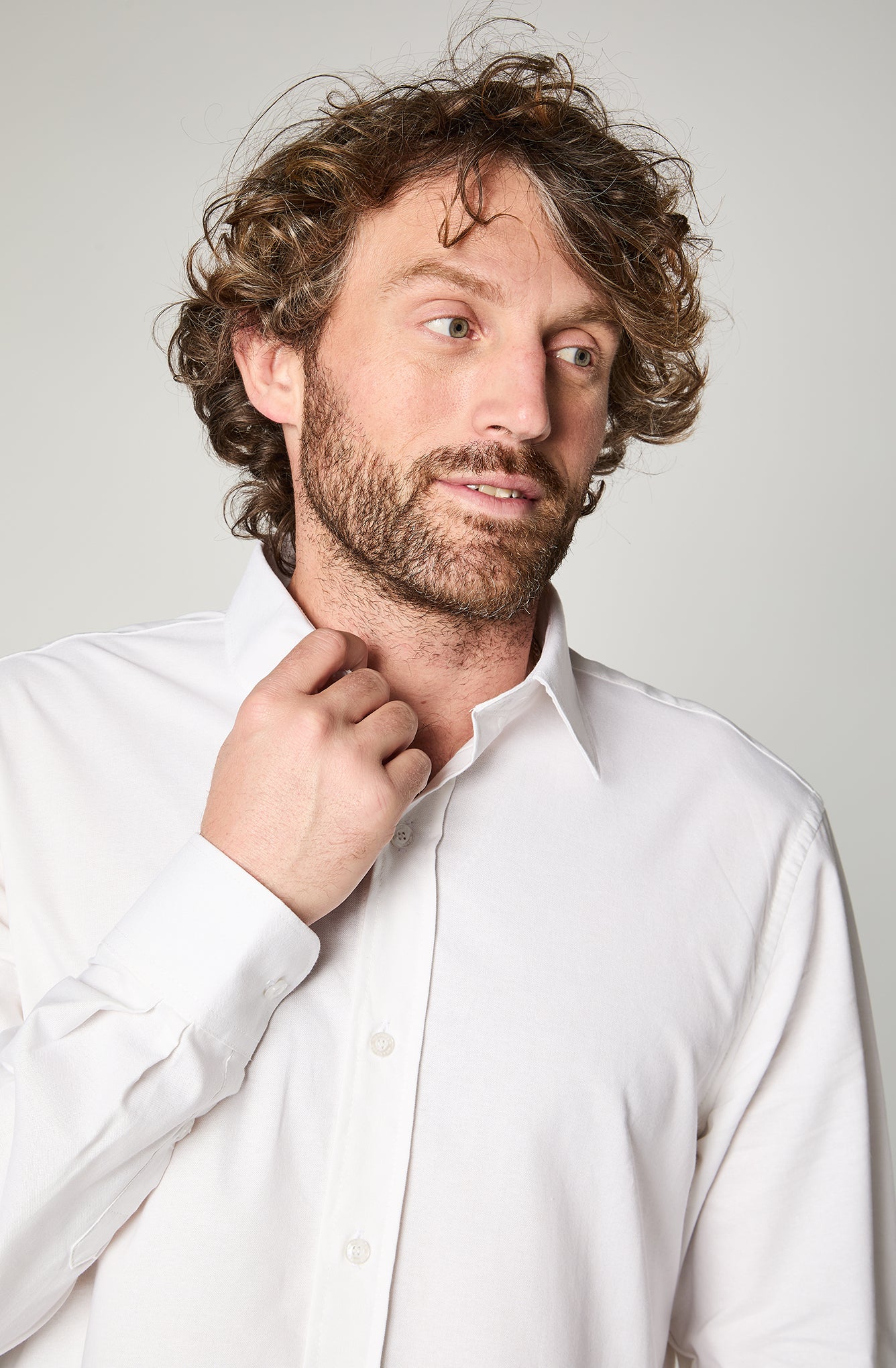 Camisa Hombre Basic White