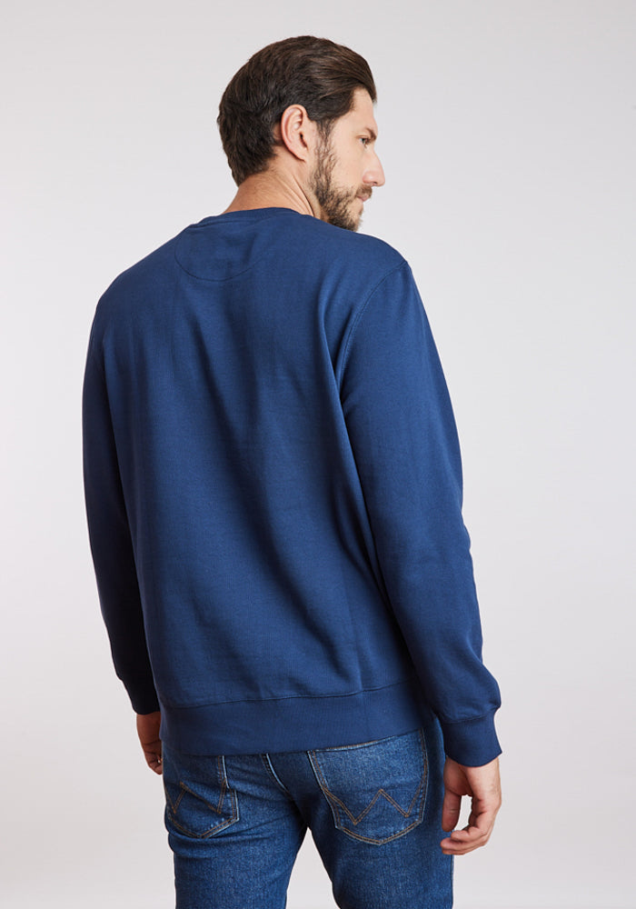 Polerón Hombre Graphic Sweatshirt Navy
