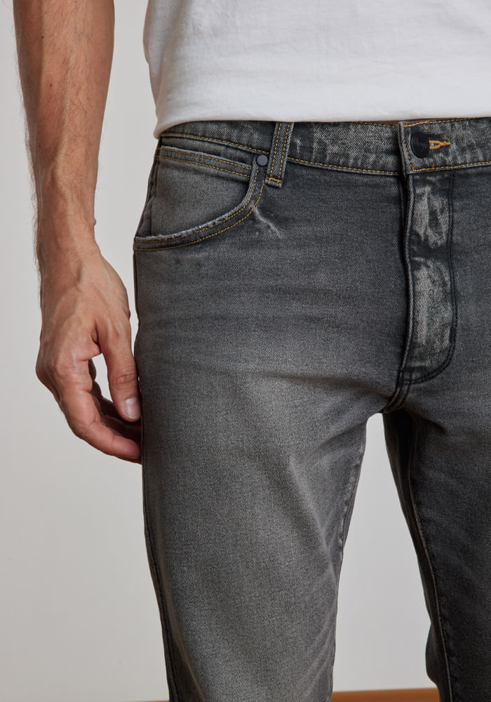 Jeans Hombre Larston-Bkw Black Washed