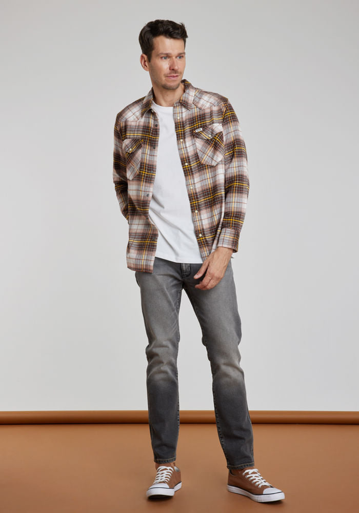 Jeans Hombre Larston-Bkw Black Washed