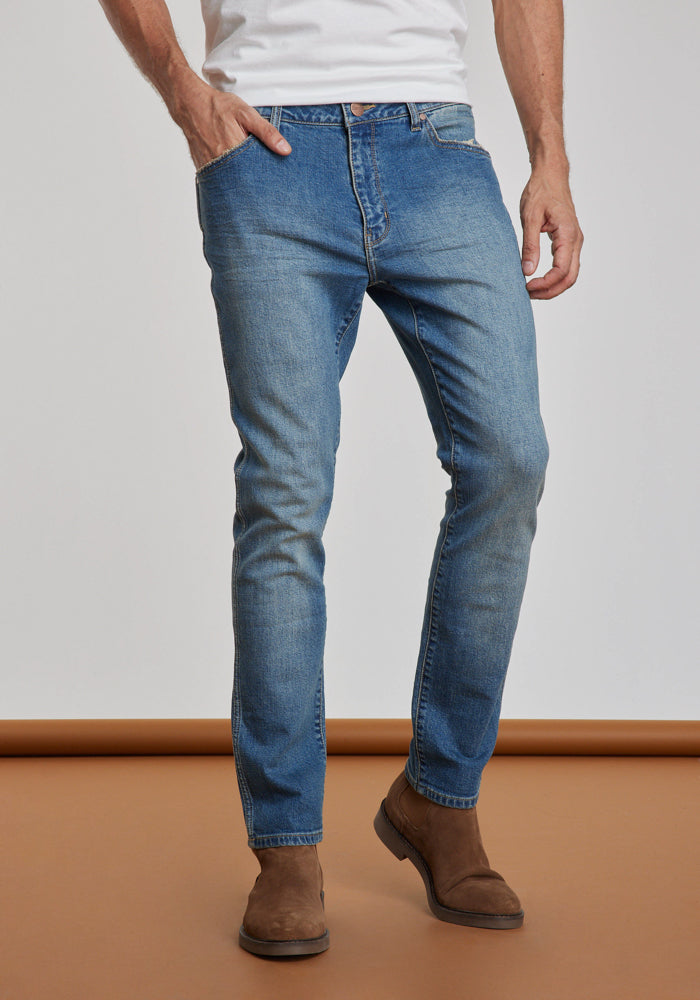 Jeans Hombre Larston-Dir Dirty Wash