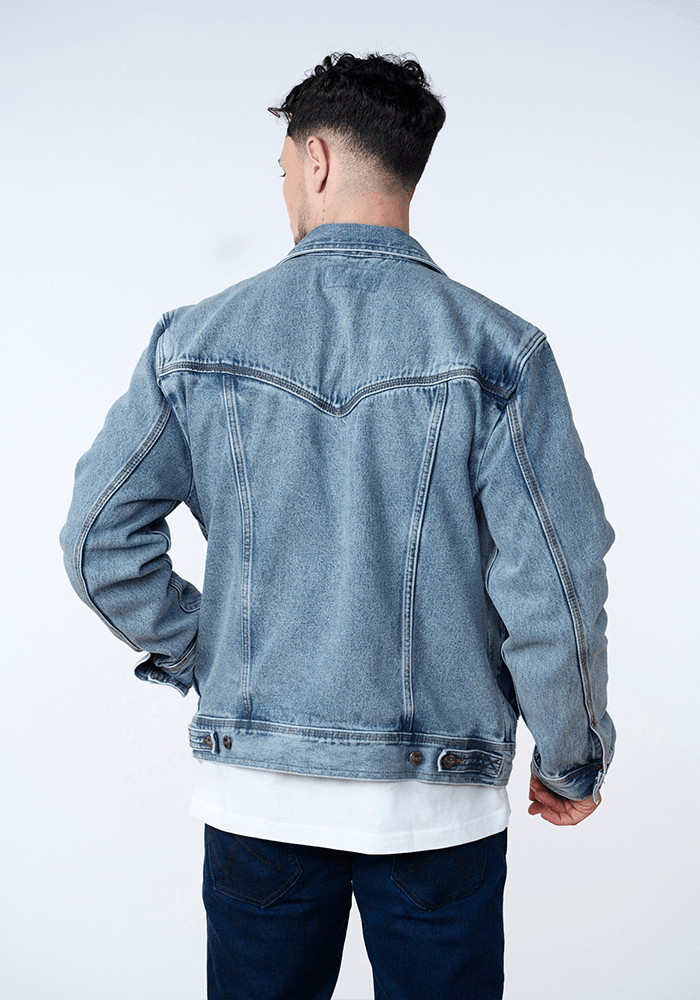 Chaqueta Hombre Trucker Azul