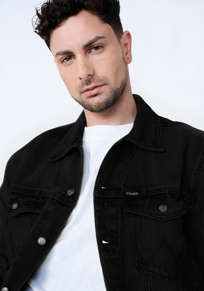 Chaqueta Hombre Trucker Black