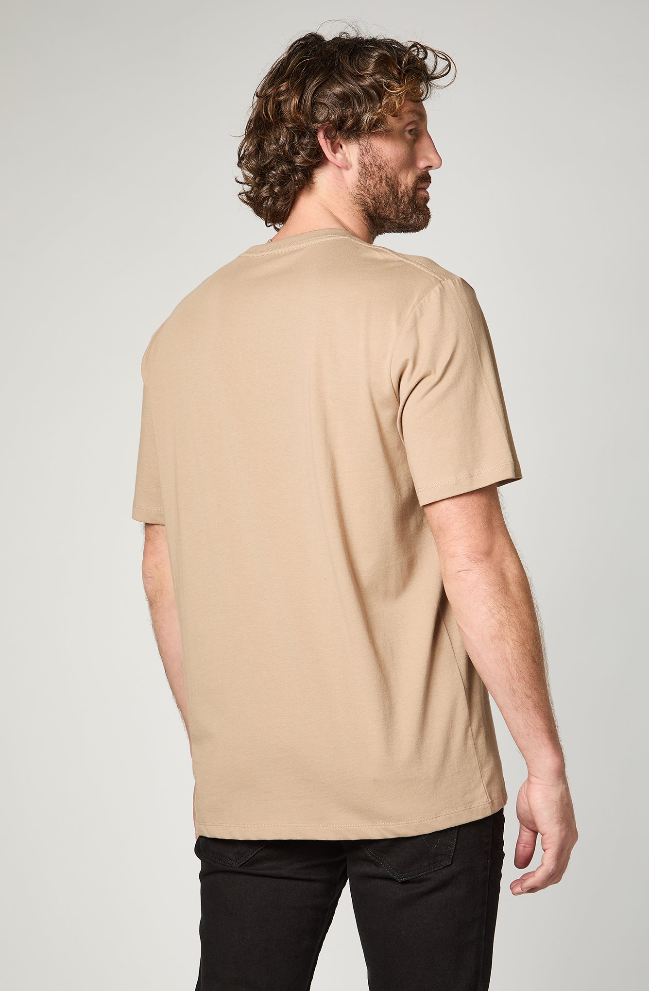 Polera Hombre Regular 001 Beige