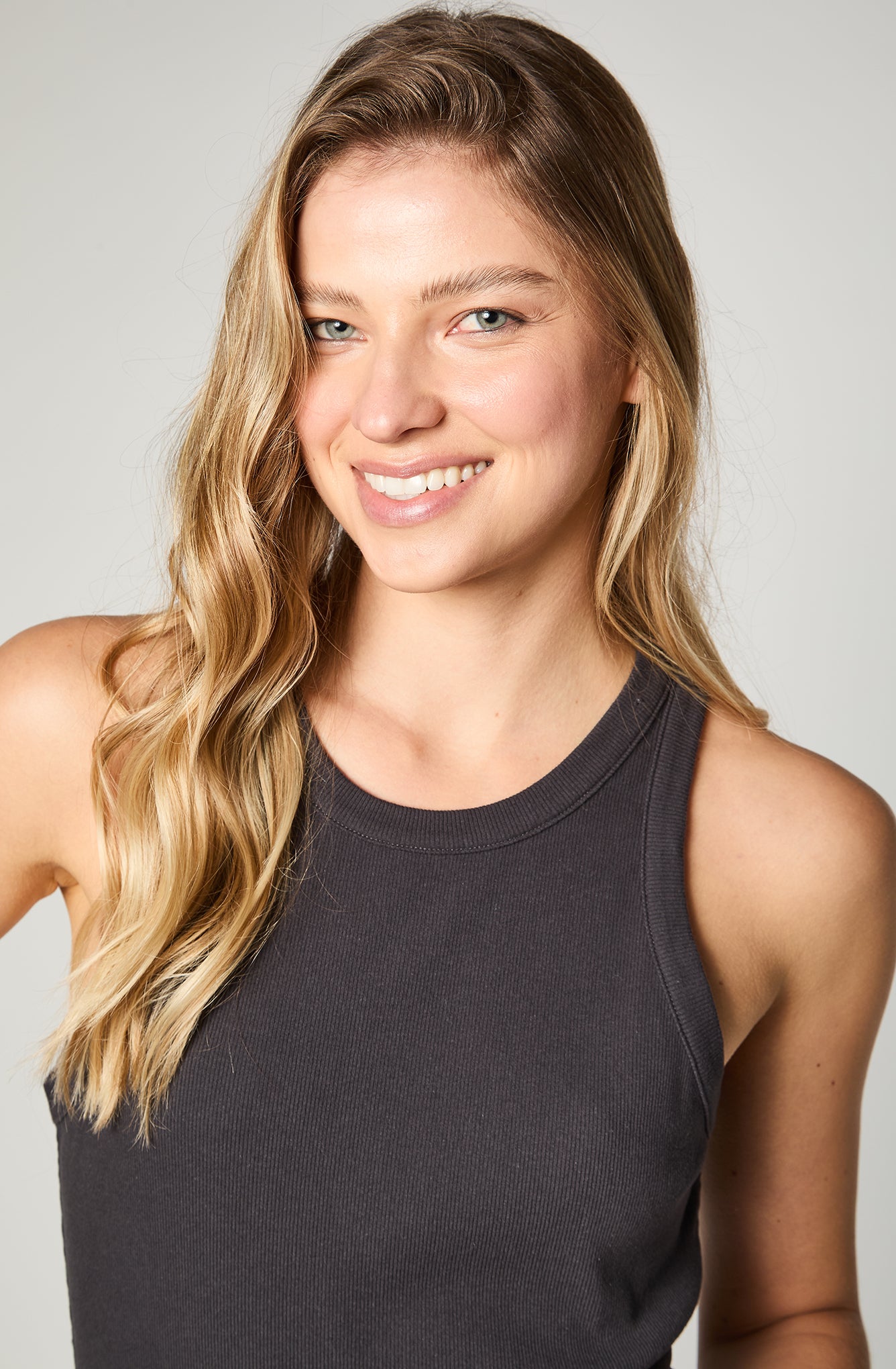Polera Mujer Ringer Tank Black