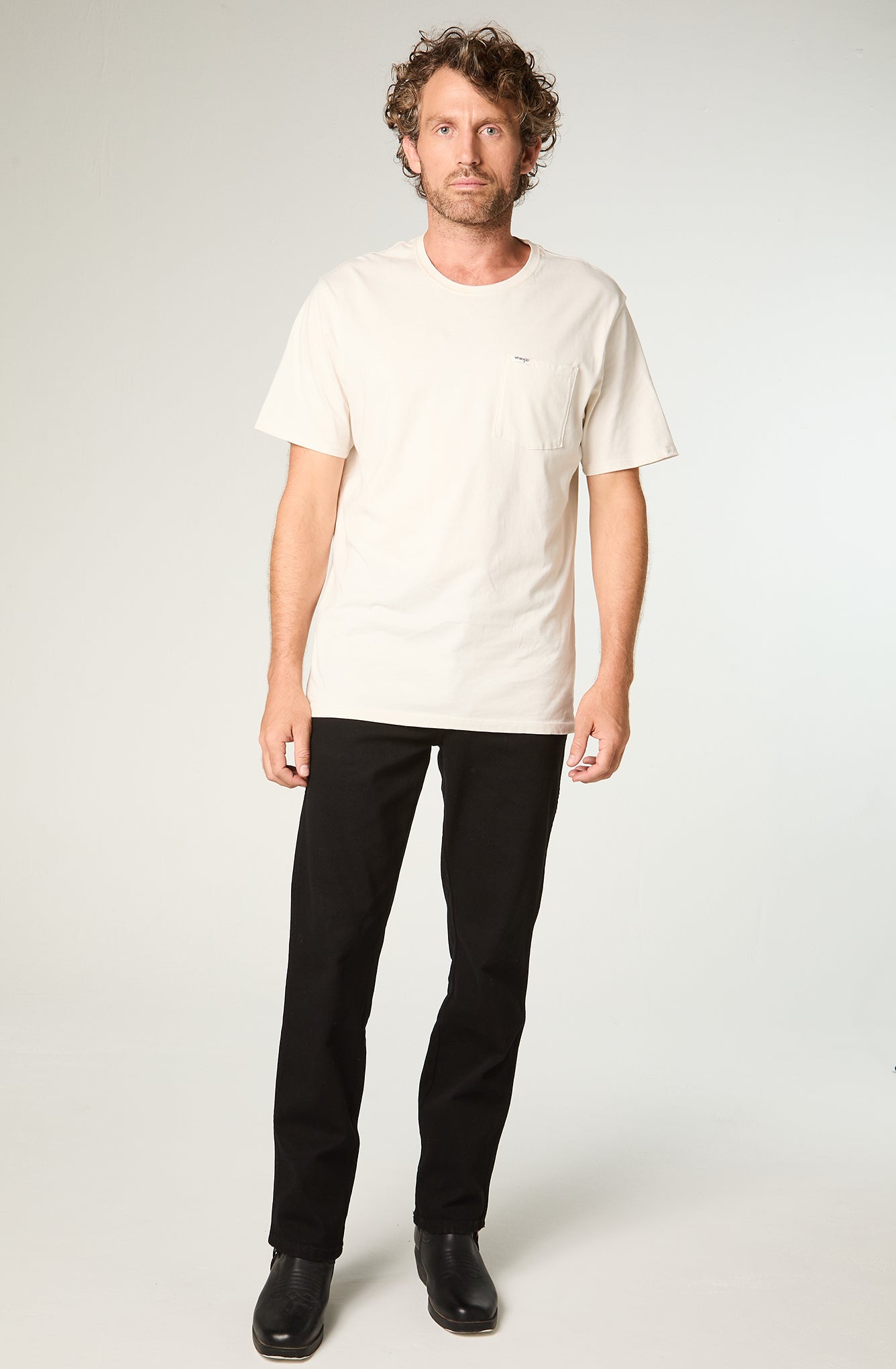 Jeans Tiro Alto Texas Regular Fit Black