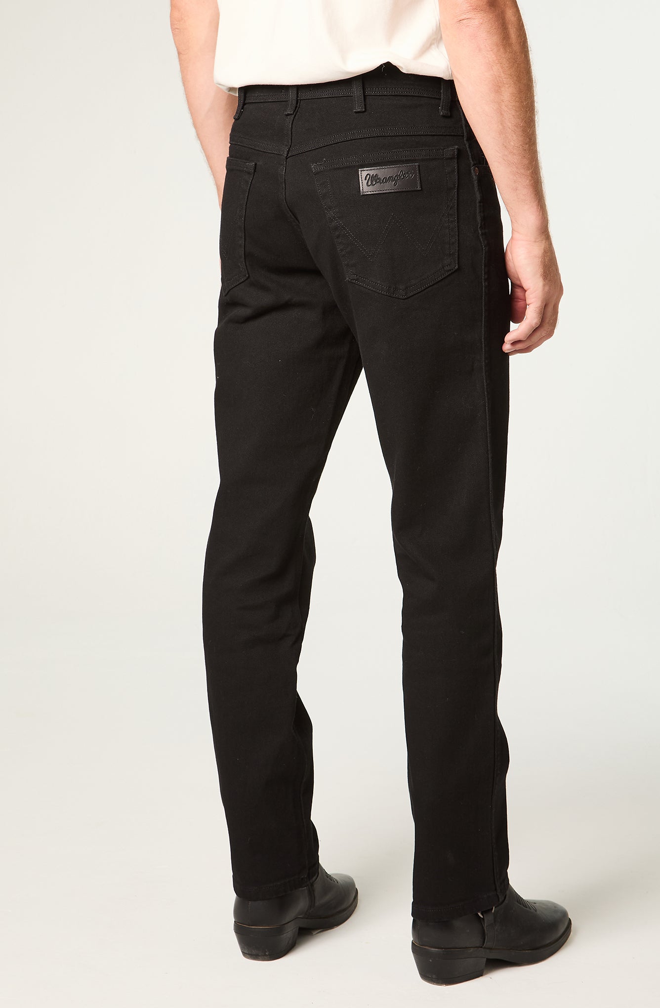Jeans Tiro Alto Texas Regular Fit Black