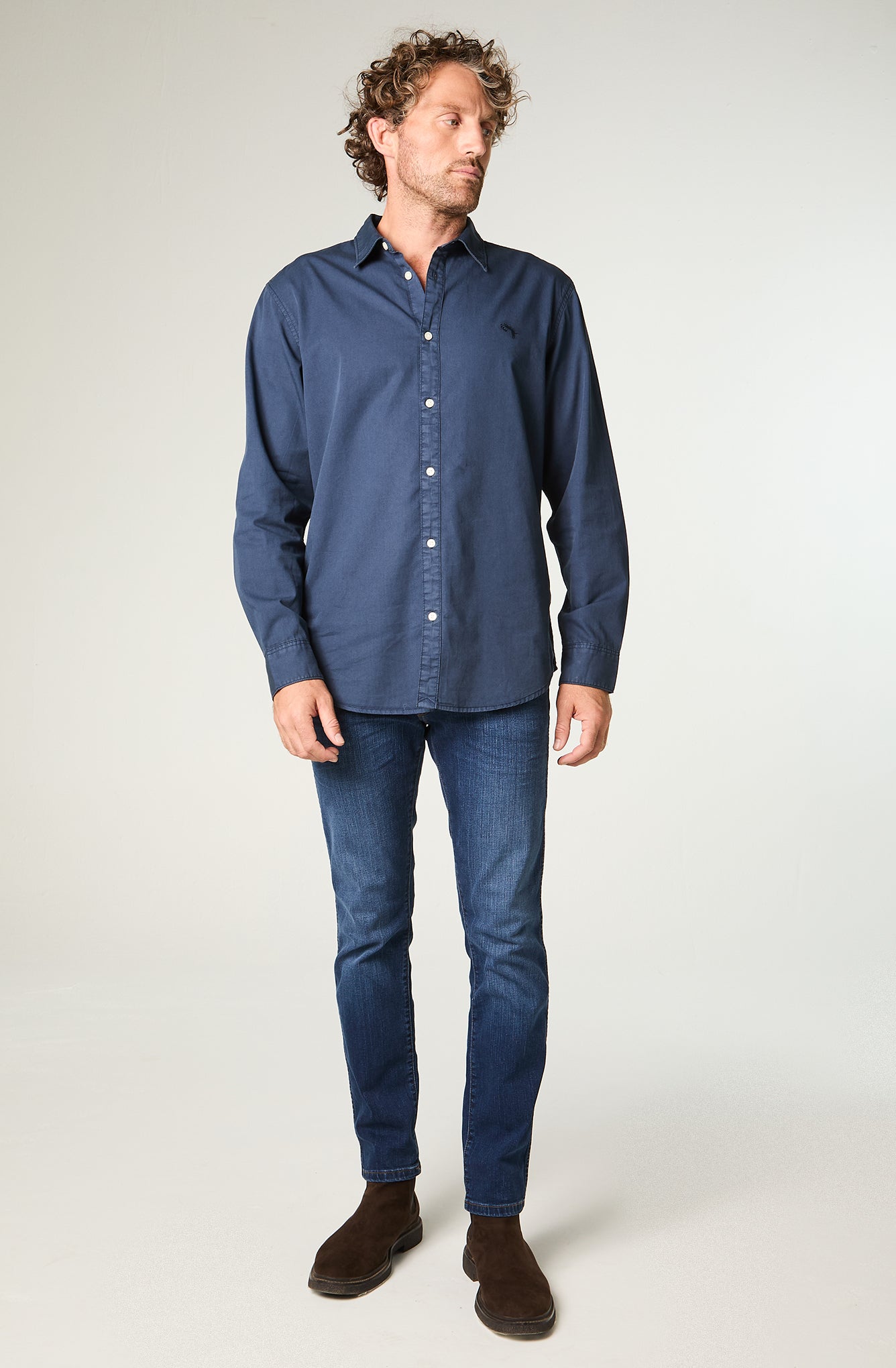 Jeans Larston Slim Fit Dark Stone