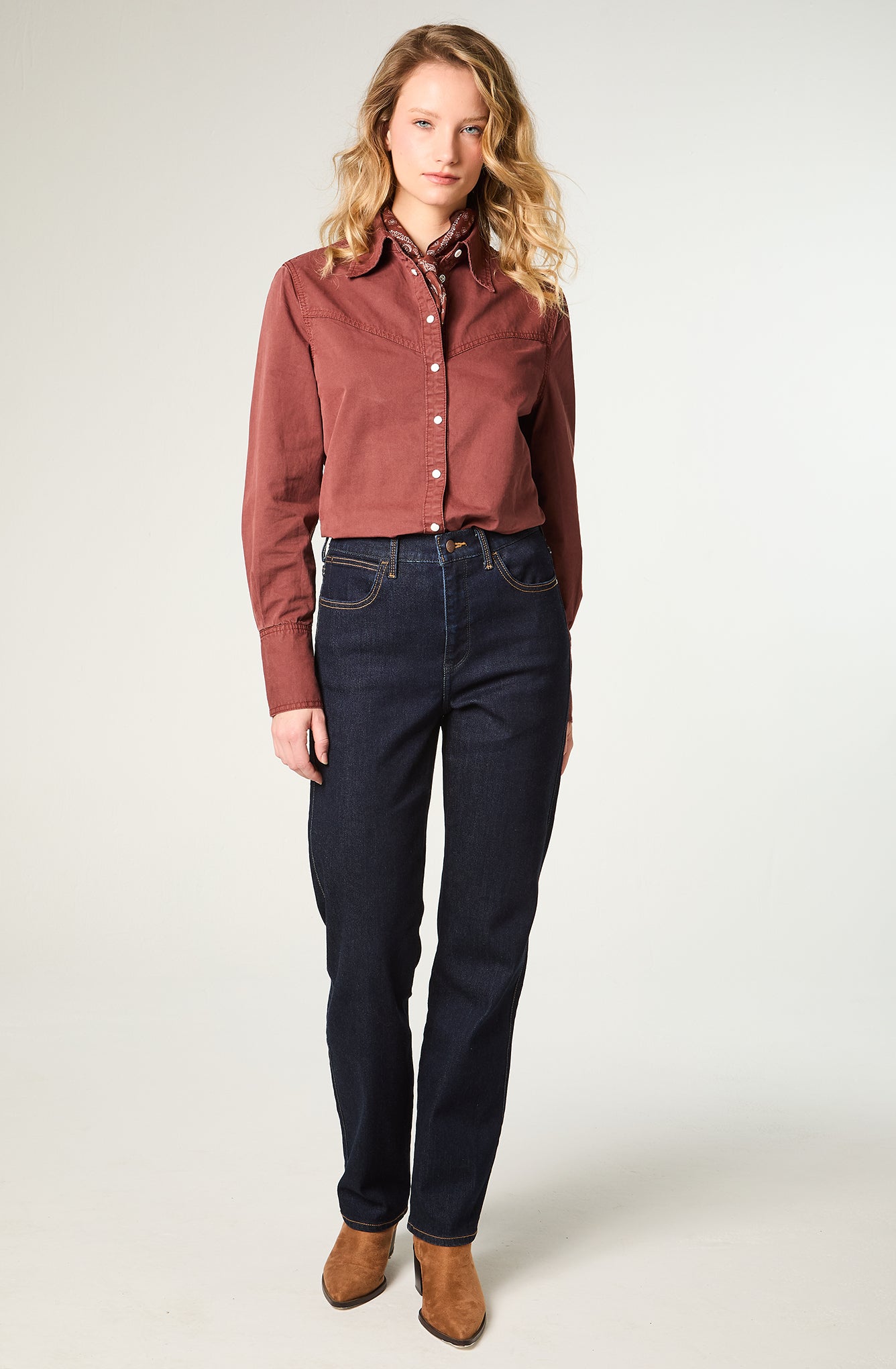 Jeans Mujer Straight Ind Indigo