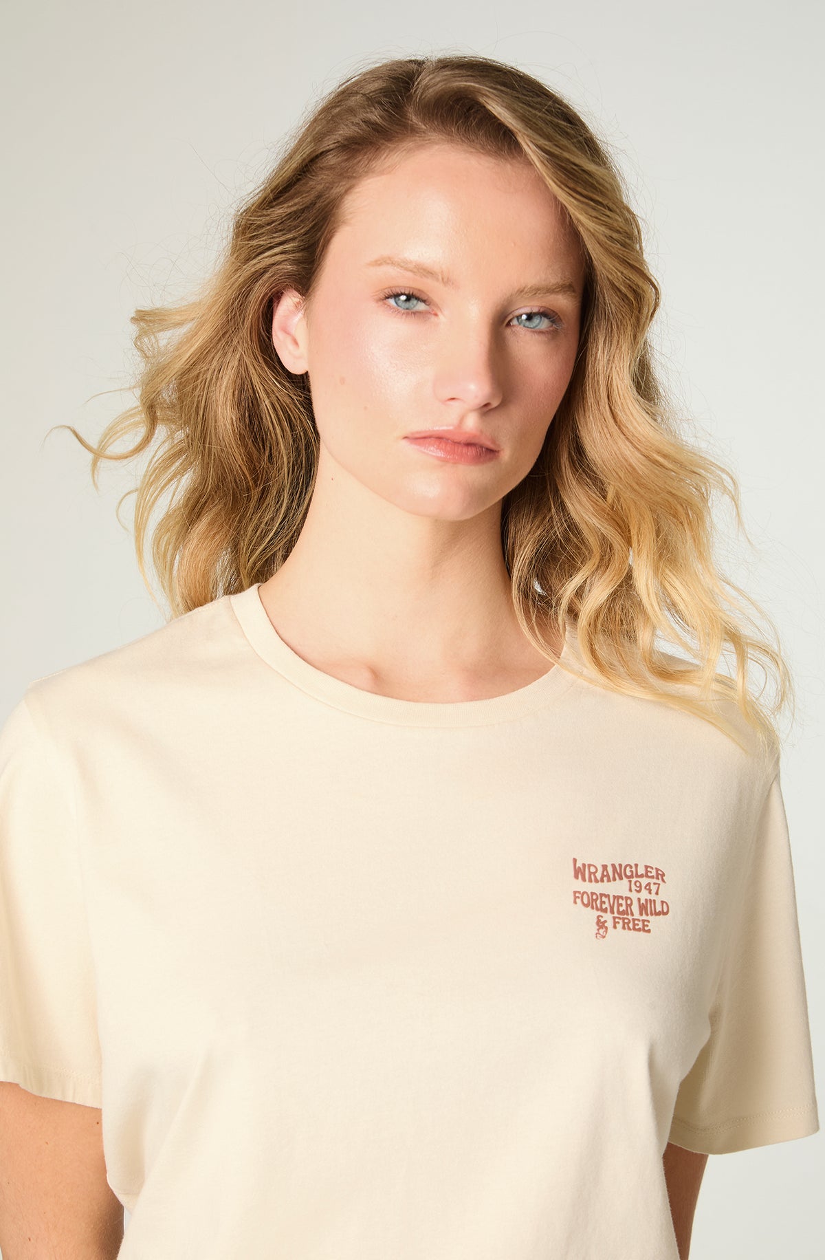 Polera Mujer Ringer Tee Regular Blanco