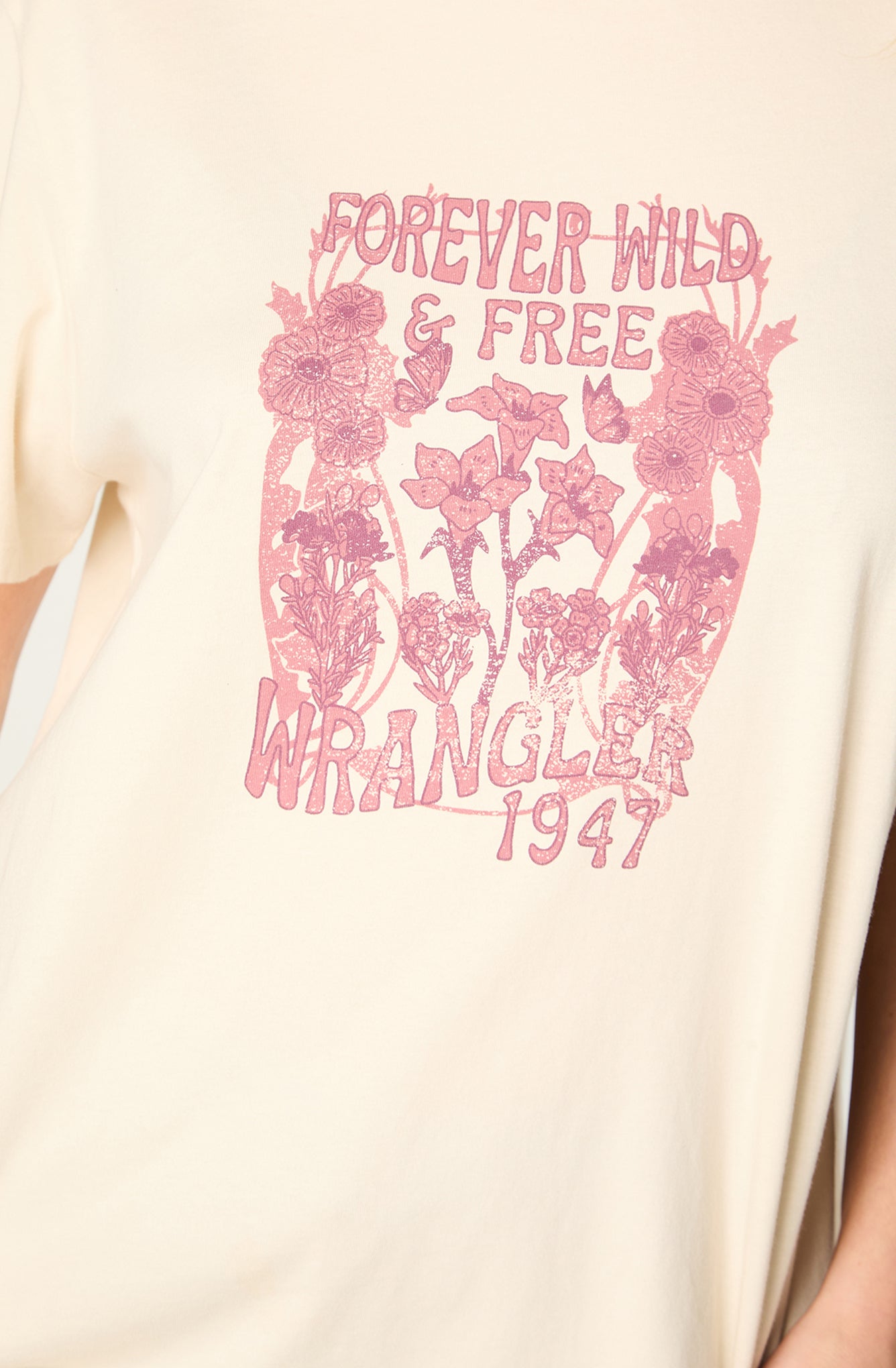 Polera Mujer Graphic Tee Regular Blanco