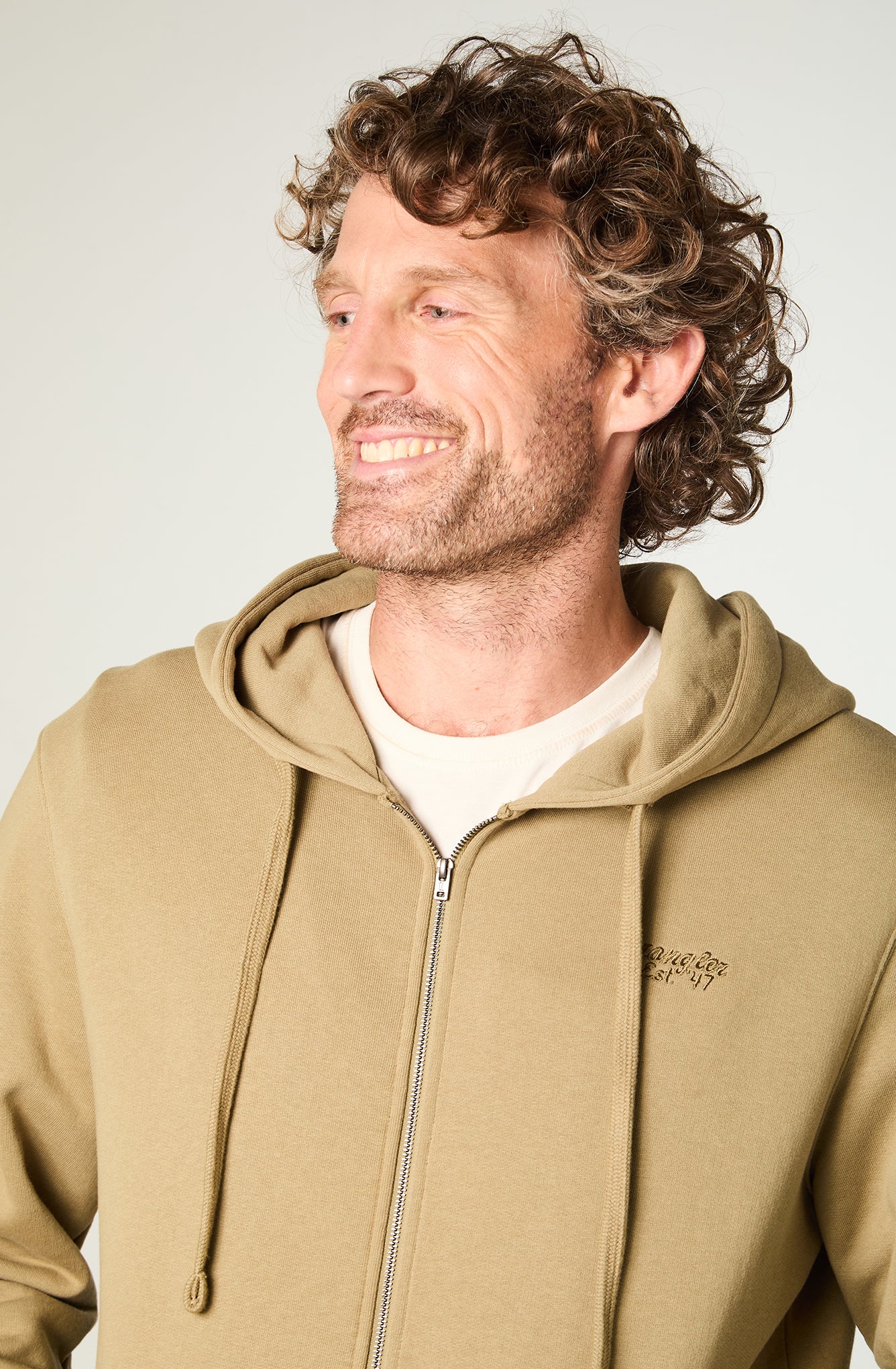 Polerón Hombre Hoodie Full Zipper Regular Aloe