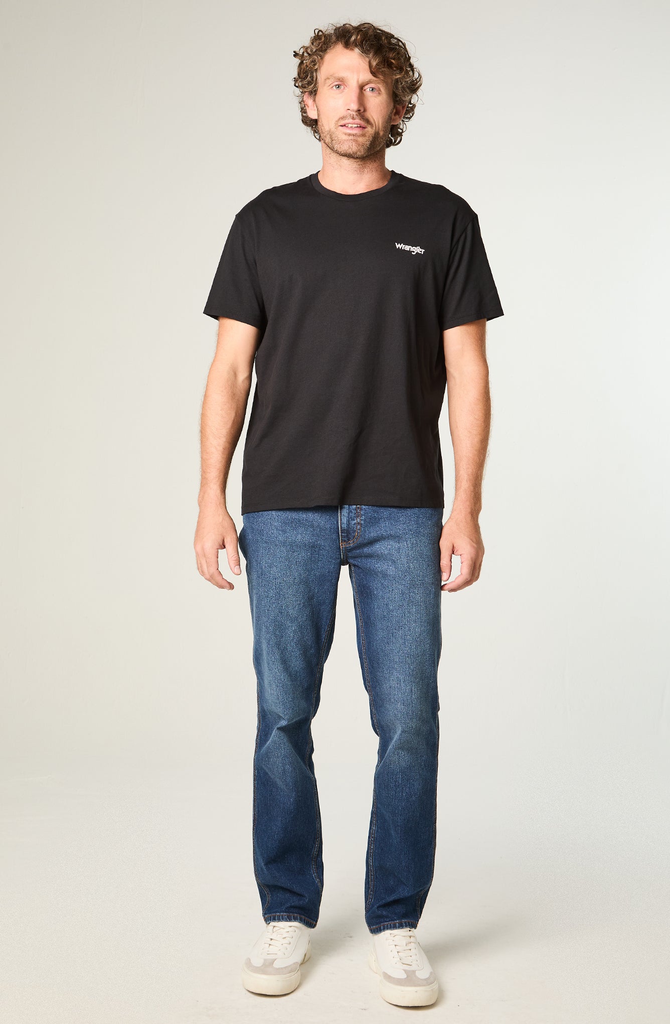 Polera Hombre Vintage Tee Regular Negro