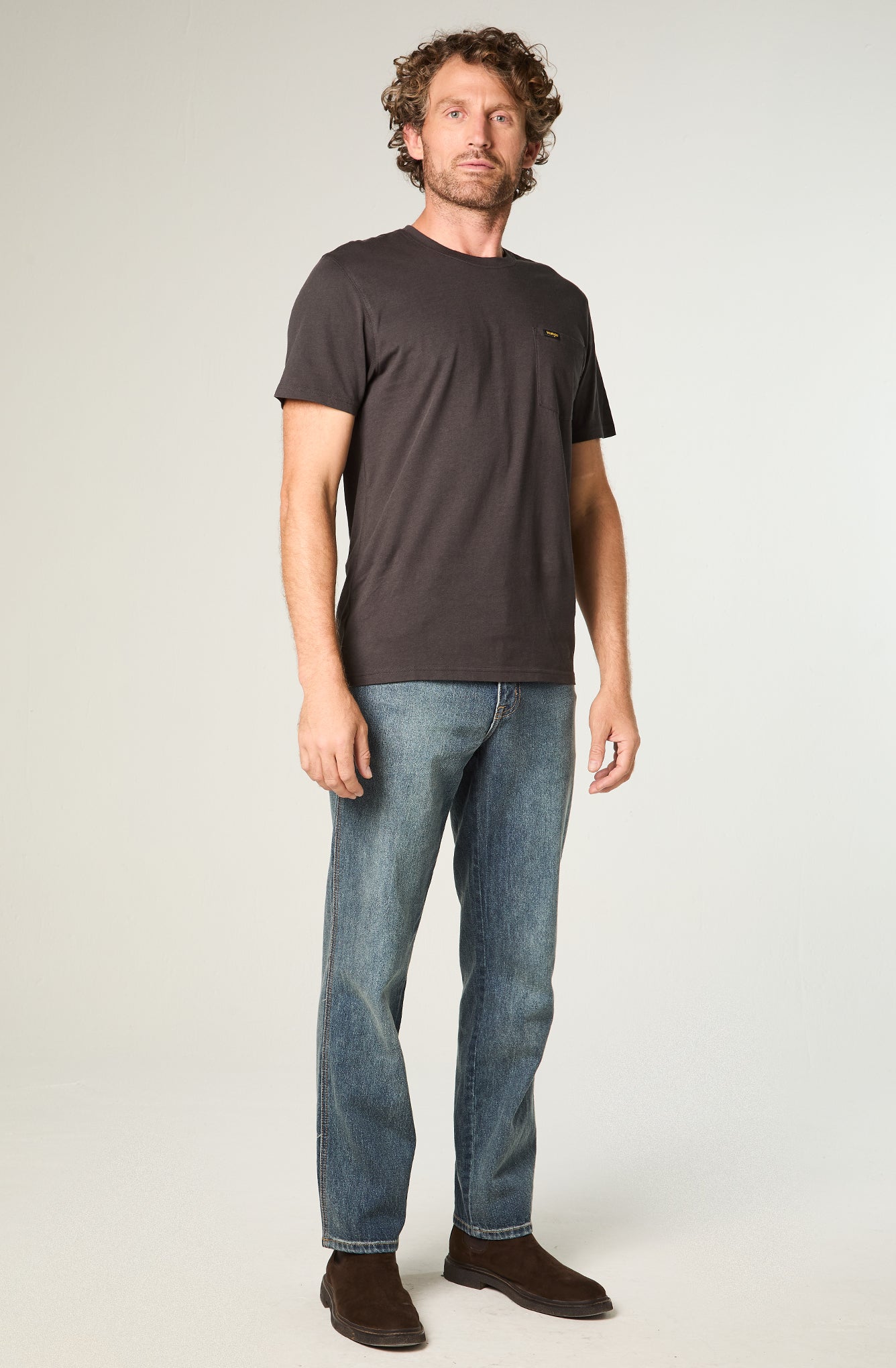 Polera Hombre Ss Pocket Tee Regular Negro