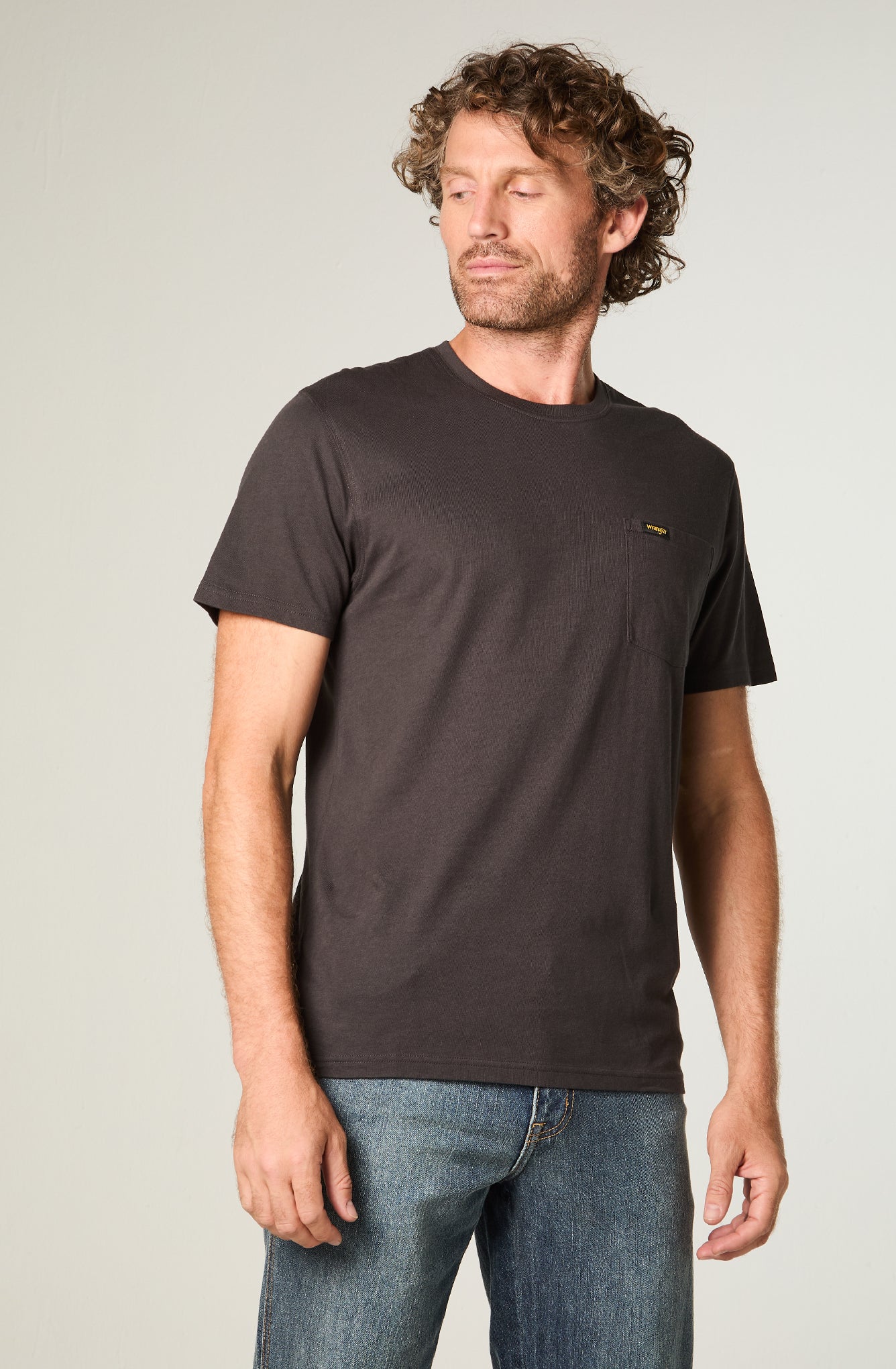 Polera Hombre Ss Pocket Tee Regular Negro