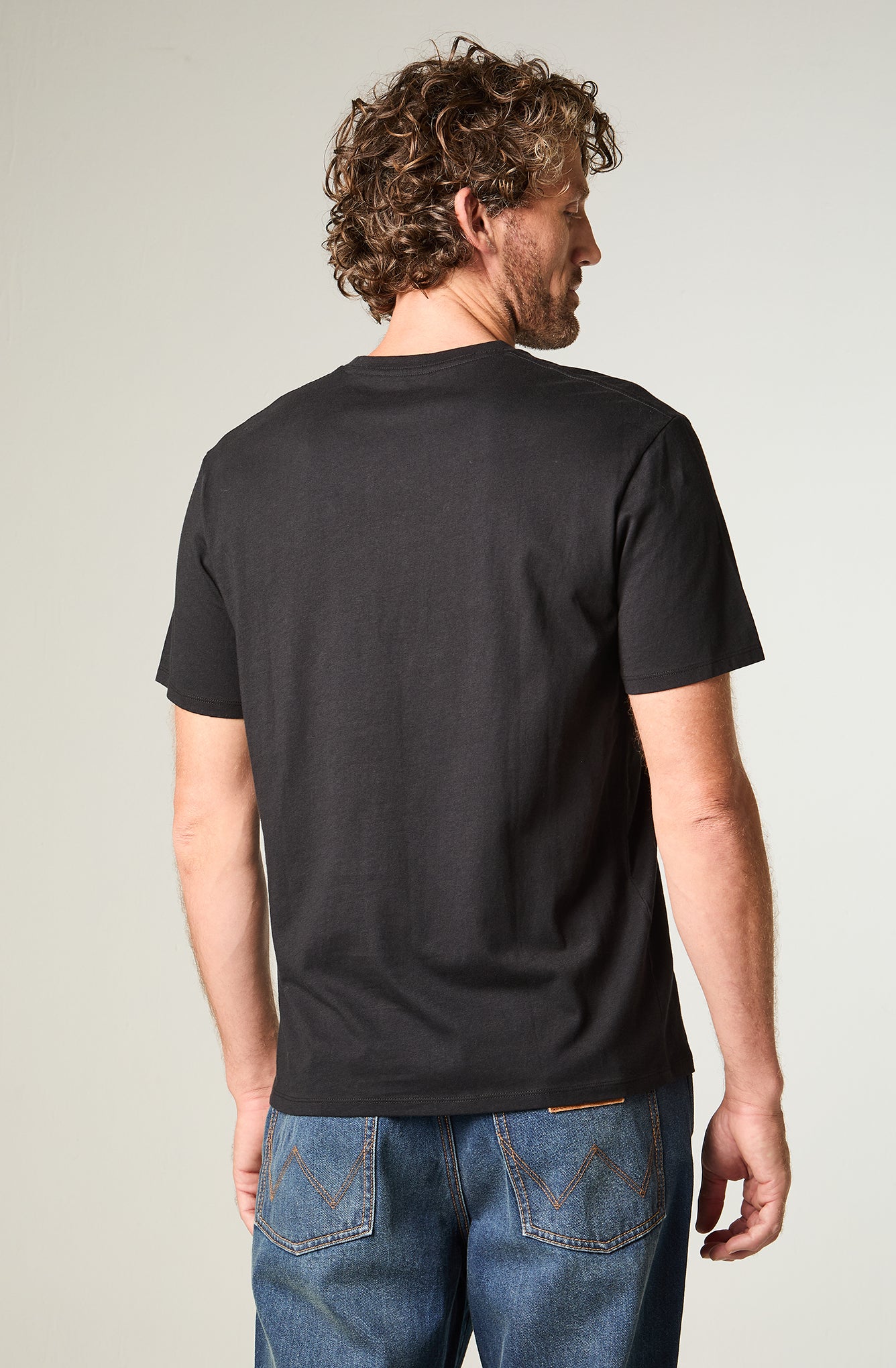 Polera Hombre Graphic Reg Tee Regular Negro