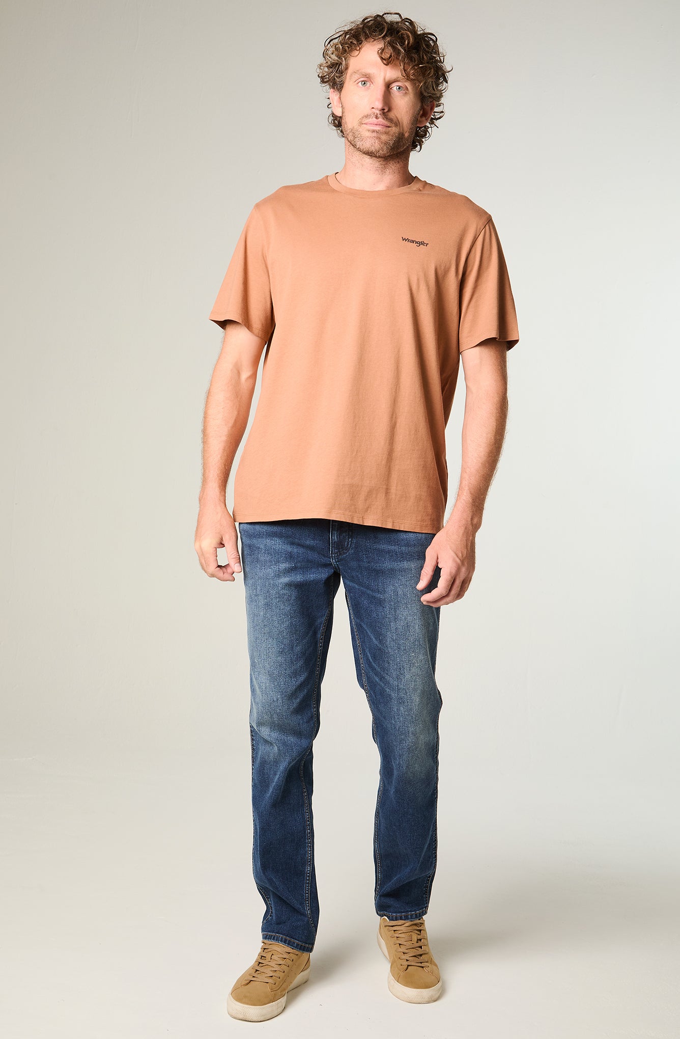 Jeans Hombre Greensboro Straight tiro medio Azul