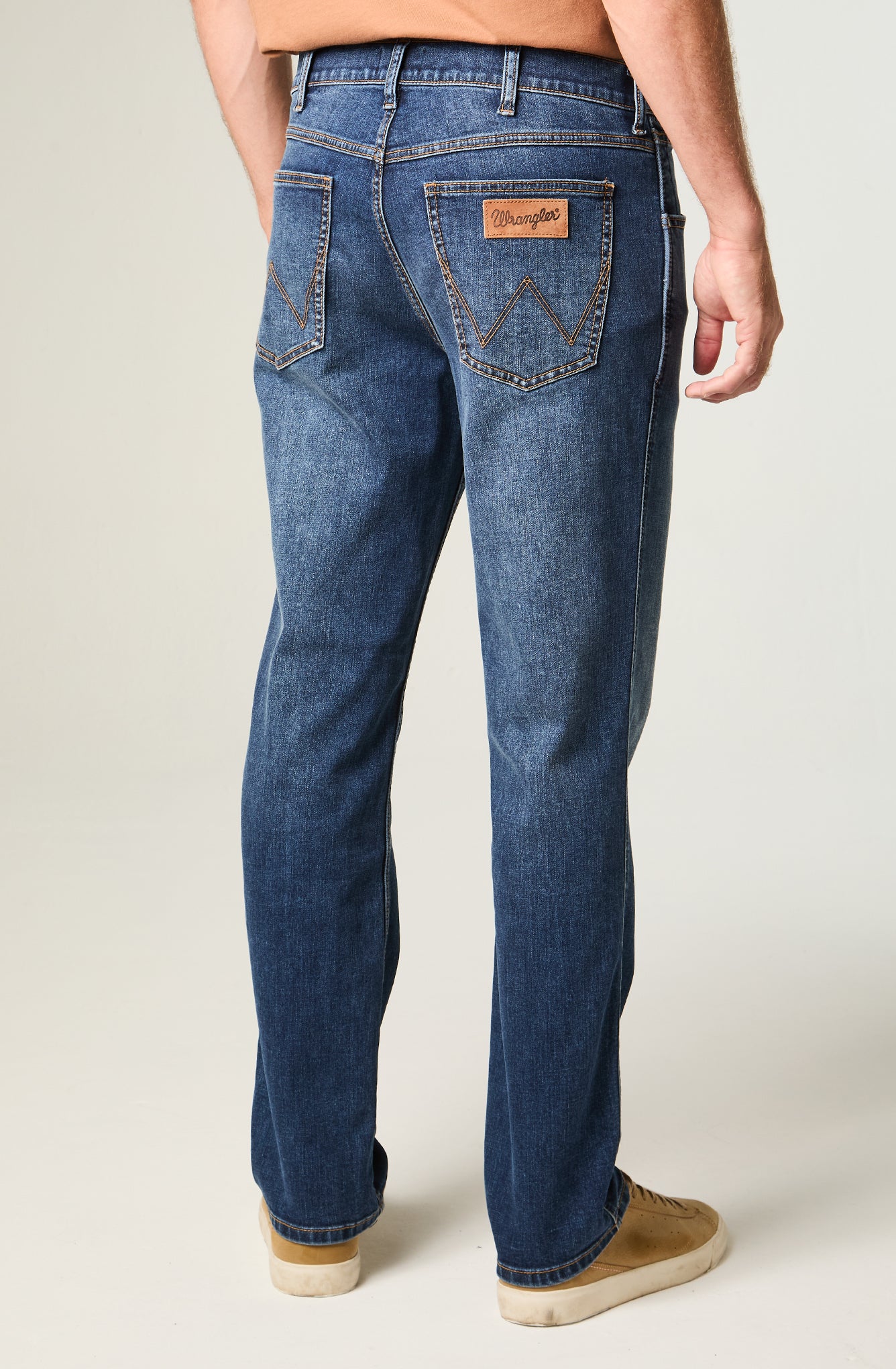Jeans Hombre Greensboro Straight tiro medio Azul