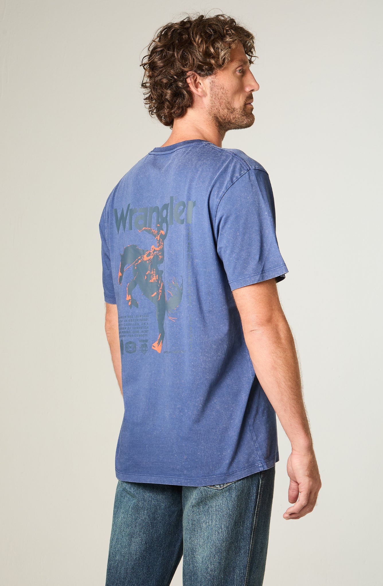 Polera Hombre Cowboy Tee Navy