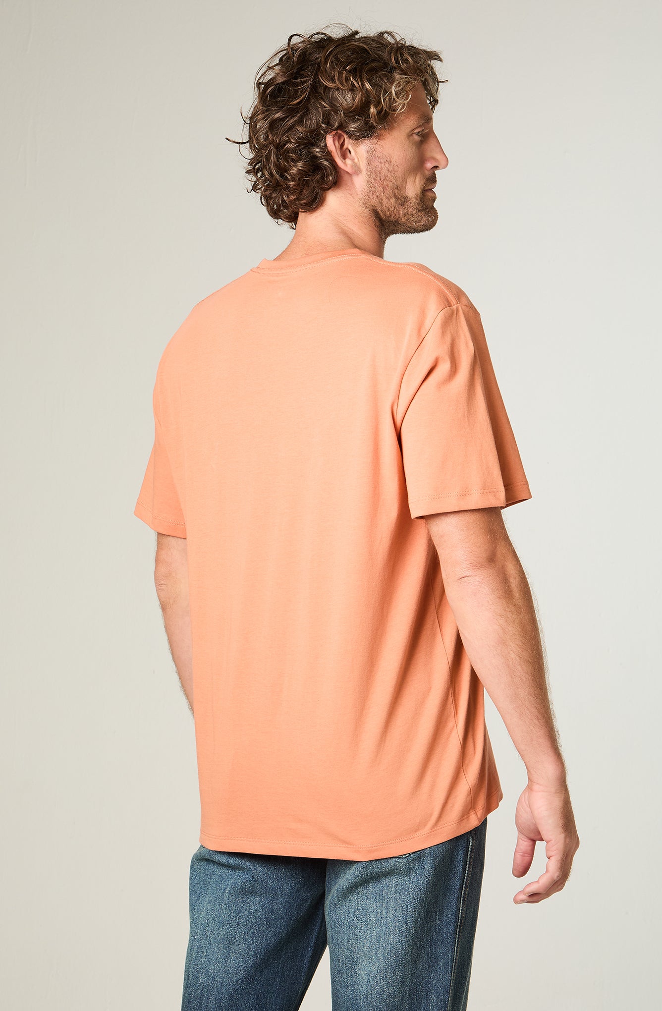 Polera Hombre Circle Tee Orange