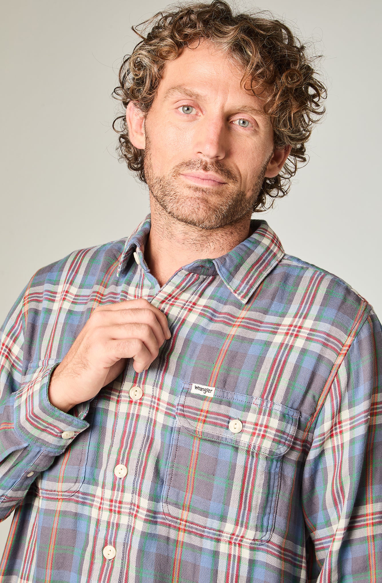 Camisa Hombre 2 Pkt Shirt Rainbow Plaid