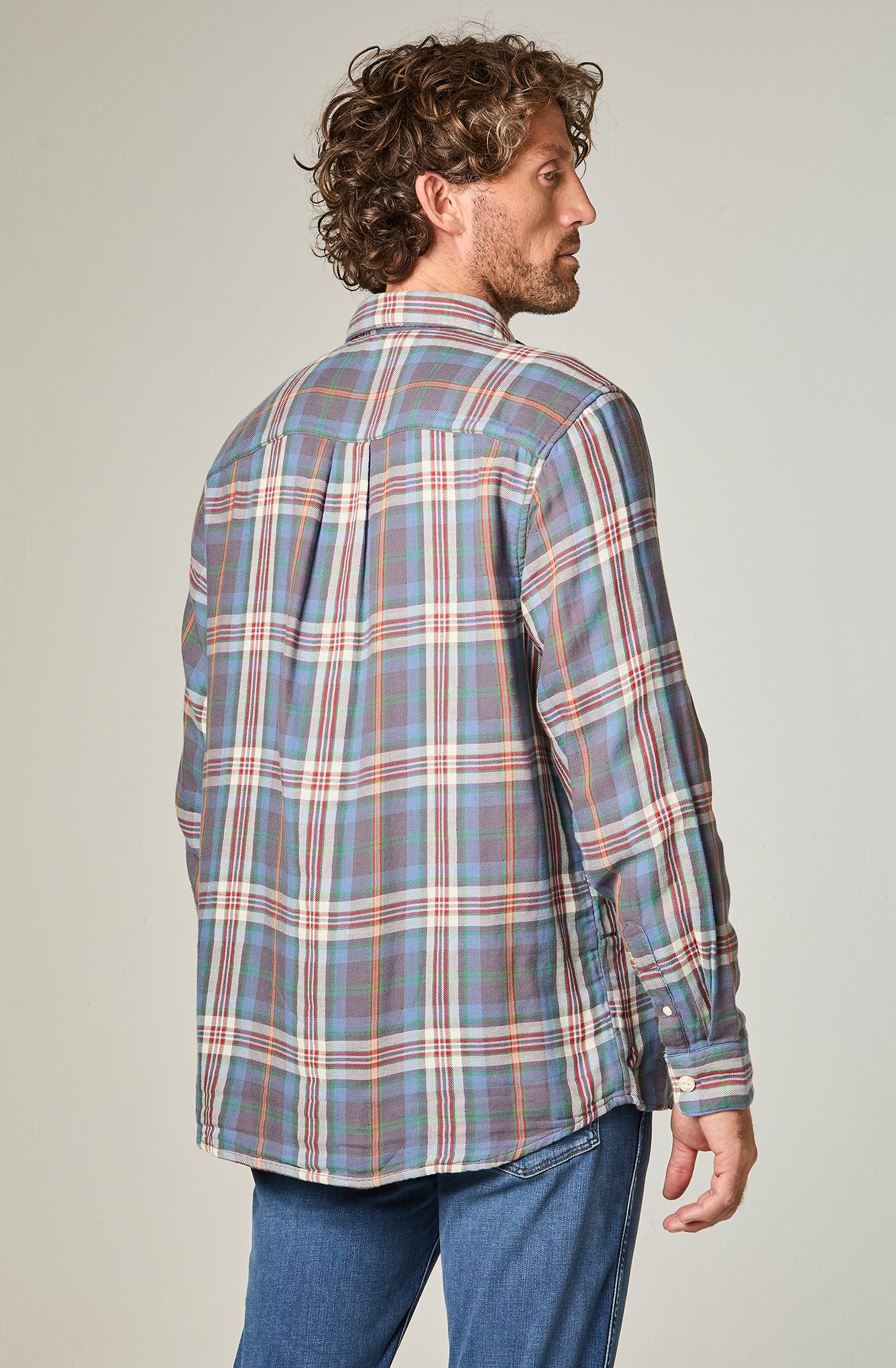 Camisa Hombre 2 Pkt Shirt Rainbow Plaid