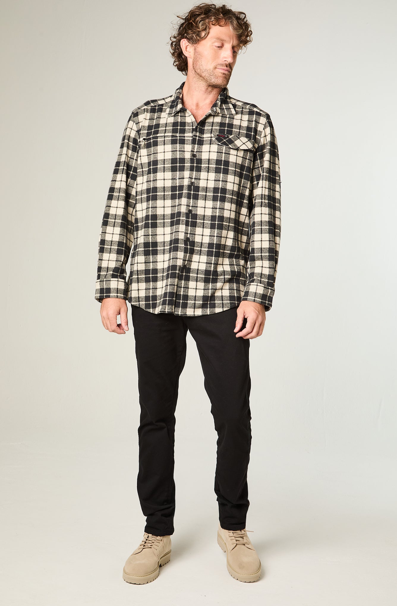 Camisa Hombre Campsite Shirt Basalt Plaid