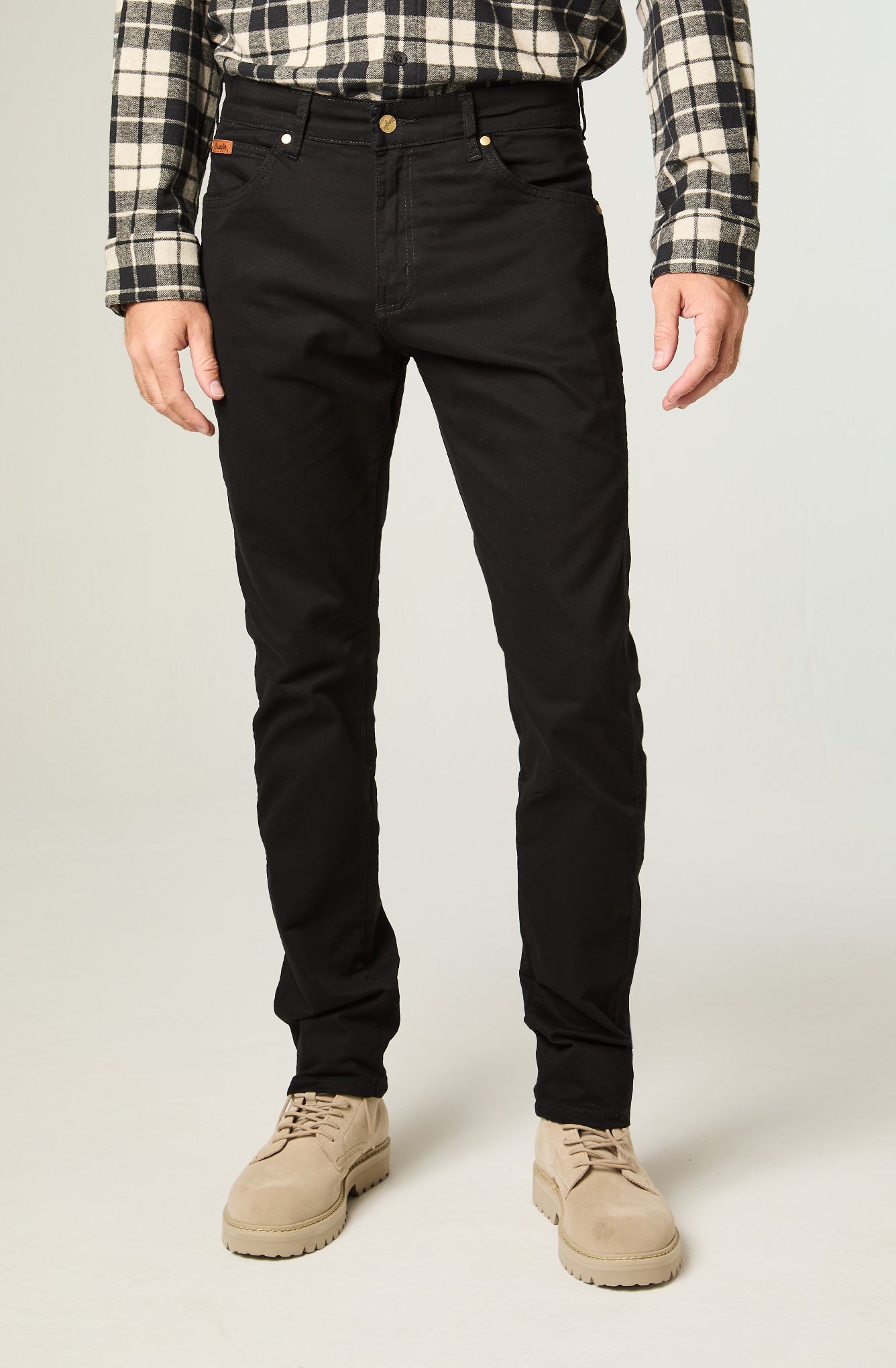 Pantalón Hombre Tiro Alto Texas Twill Color Negro