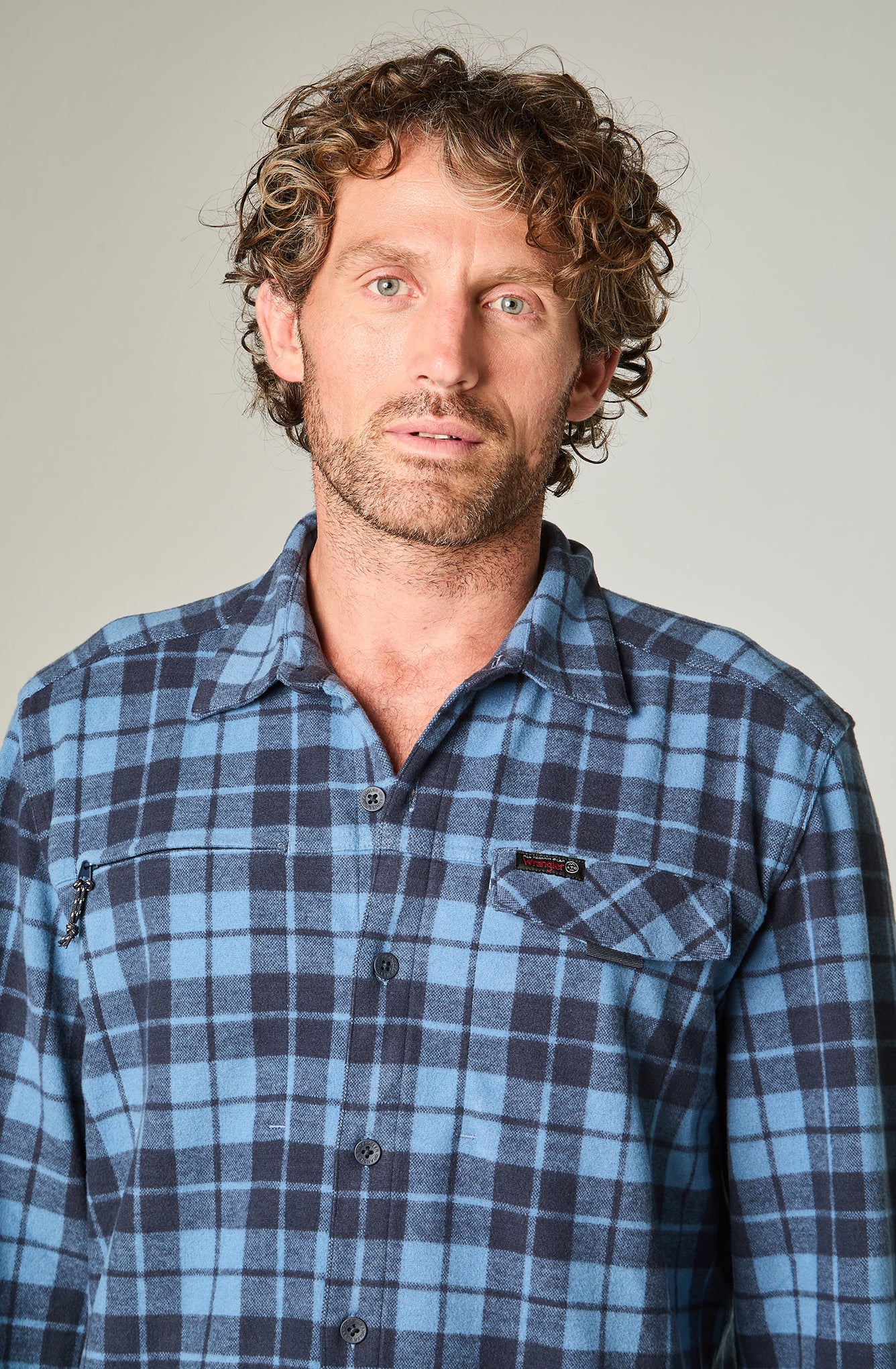 Camisa Hombre Campsite Shirt Saxe Plaid