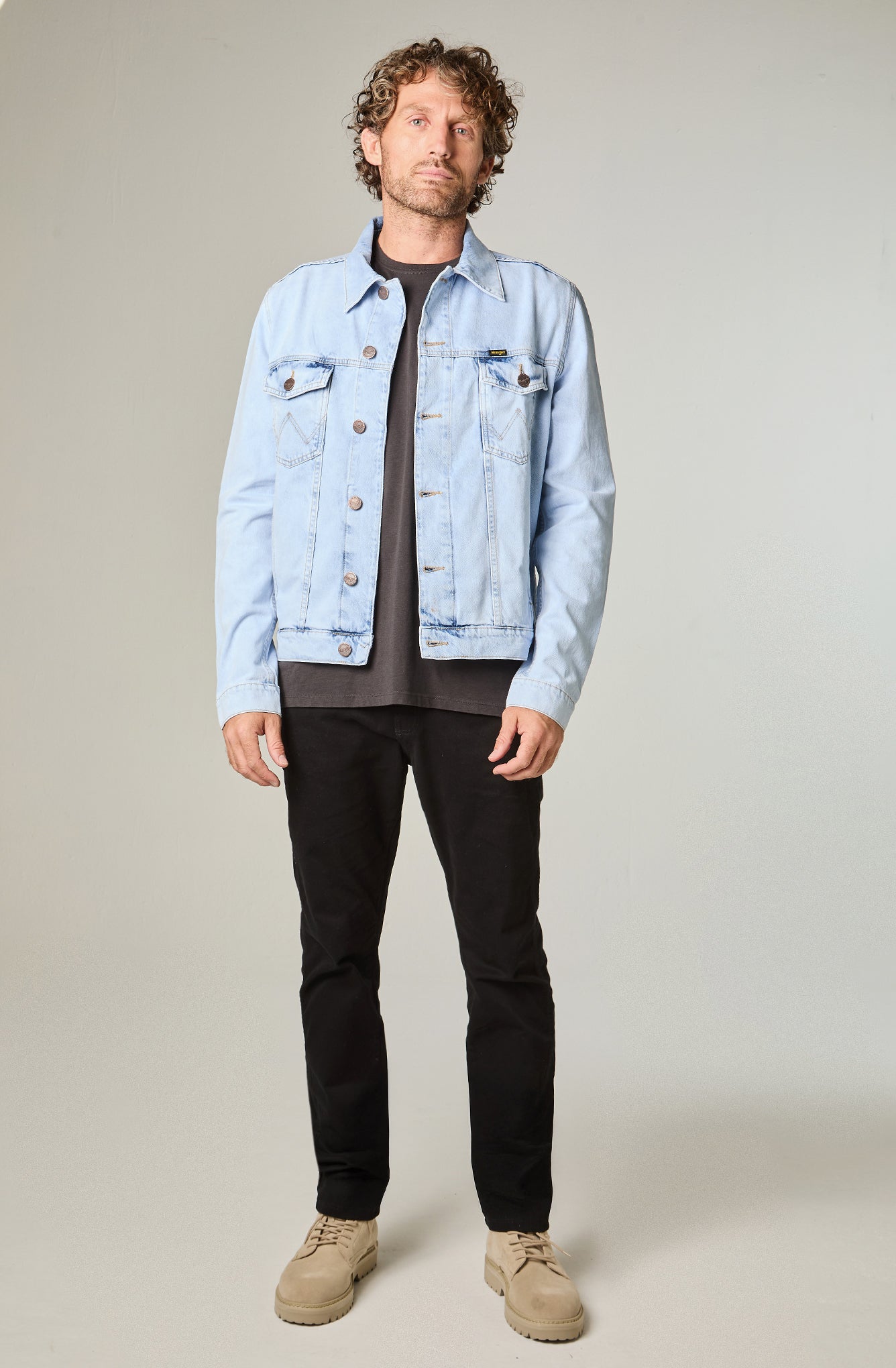 Chaqueta Hombre Trucker Ice