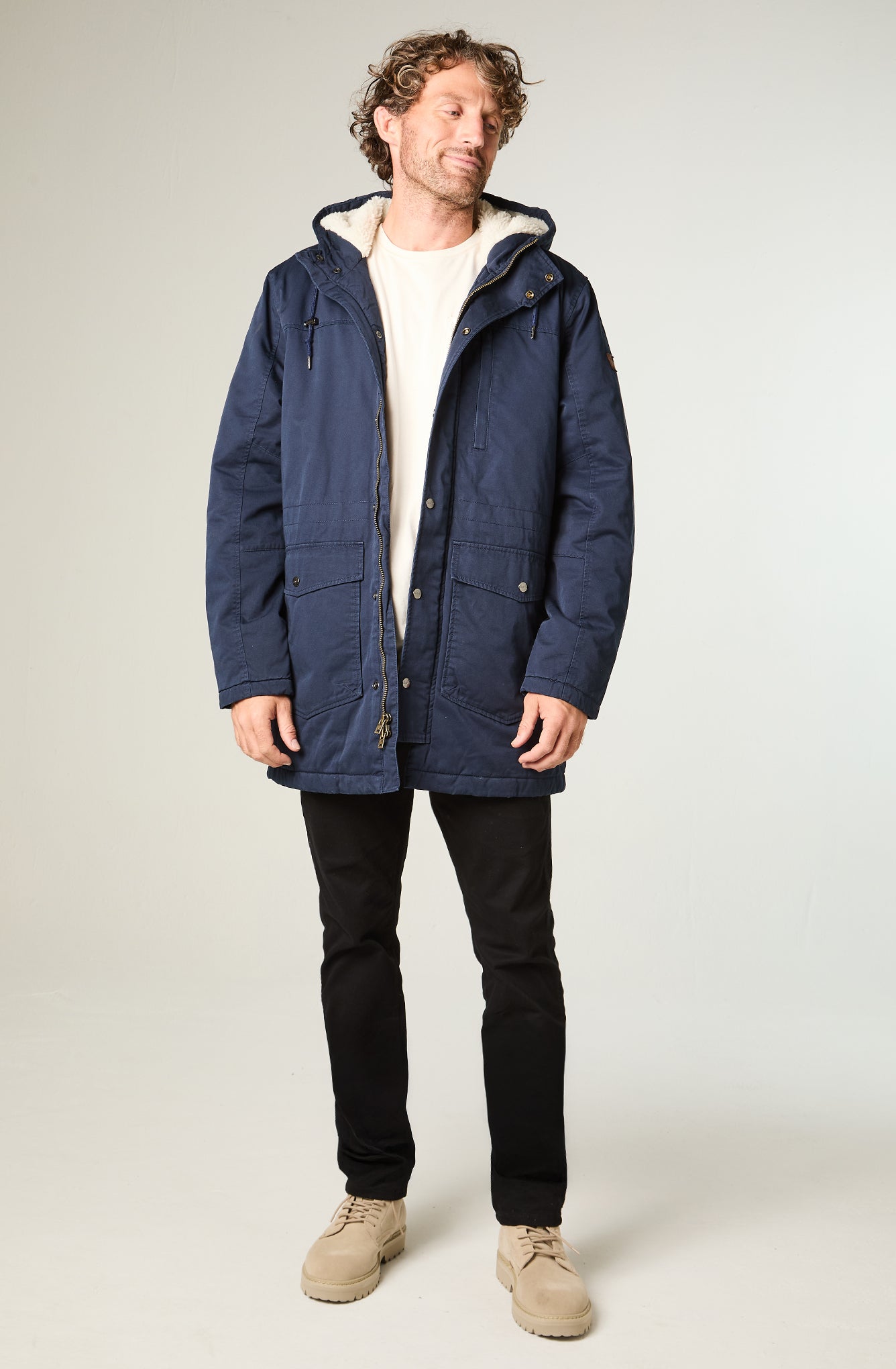 Chaqueta Hombre Heavy Puffer Jacket Navy