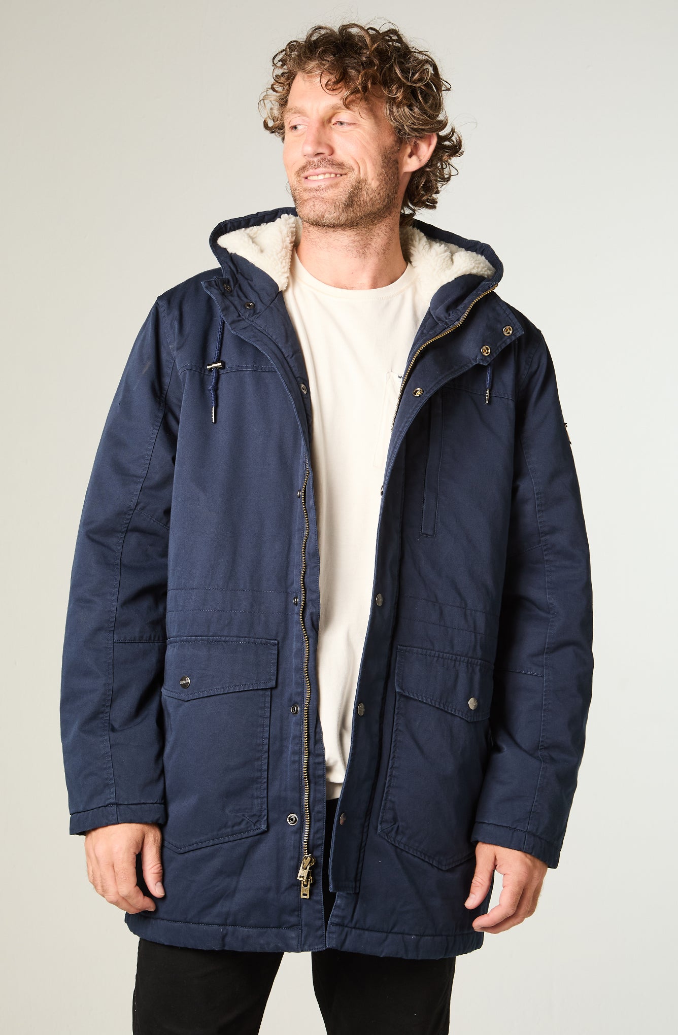 Chaqueta Hombre Heavy Puffer Jacket Navy