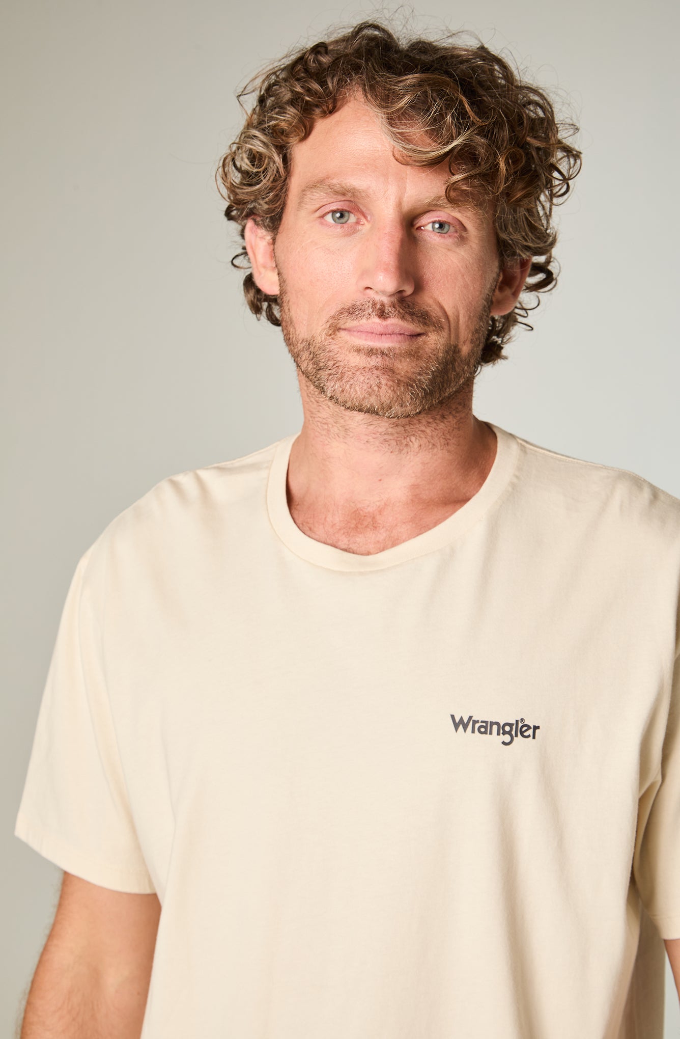 Polera Hombre Vintage Tee Regular Blanco