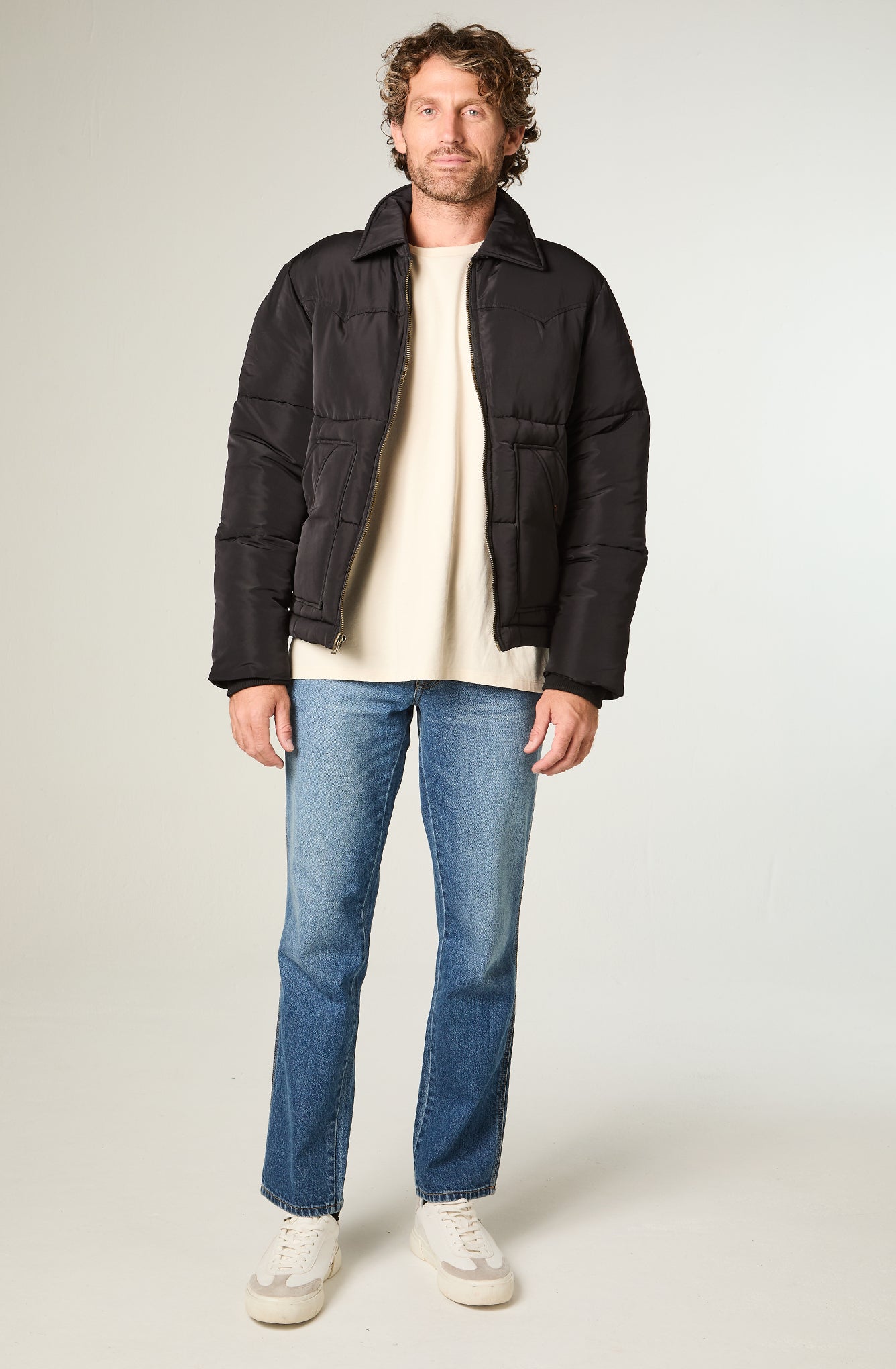 Chaqueta Hombre Puffer Jacket Regular Negro