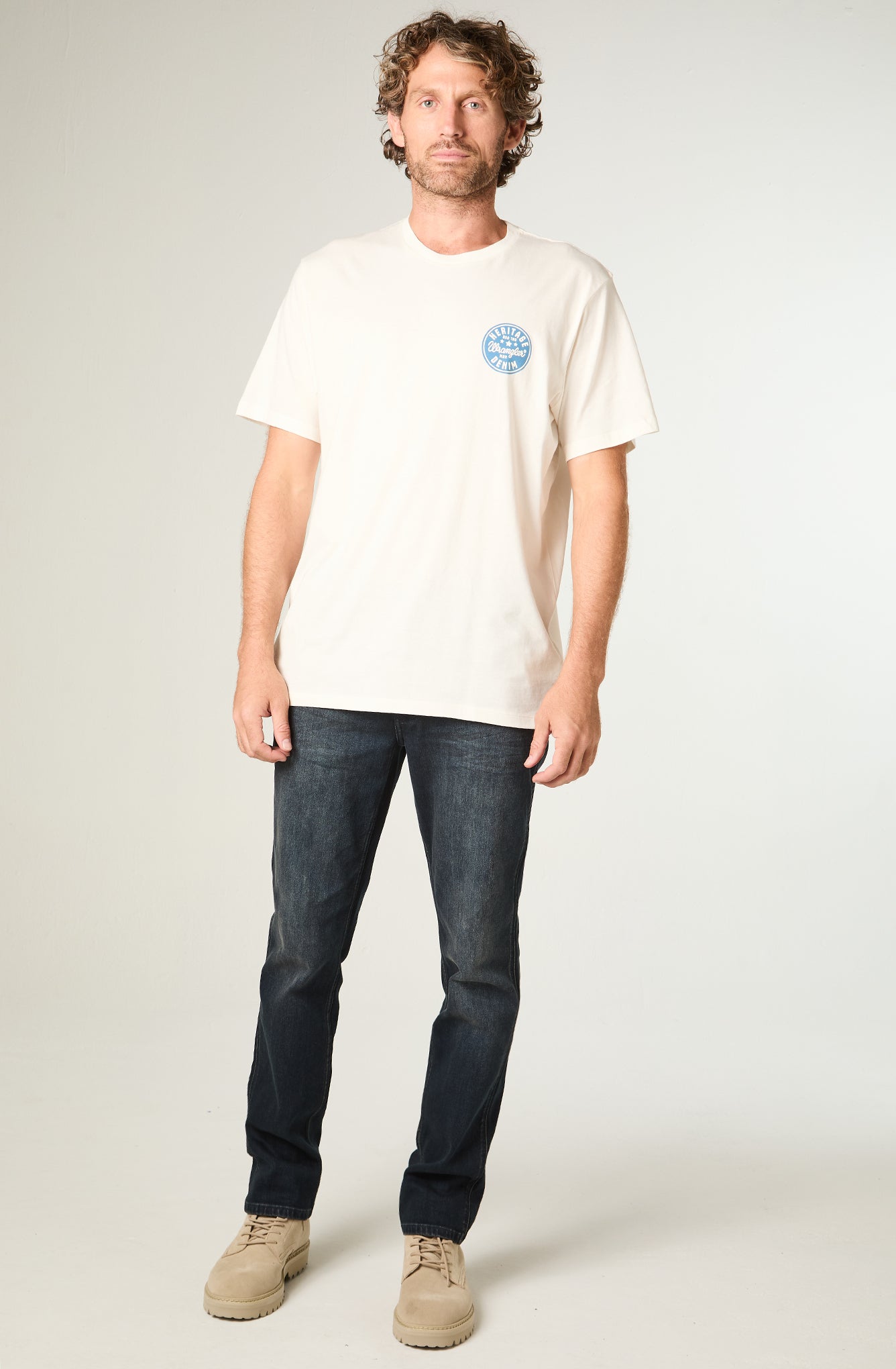 Polera Hombre Circle Tee White