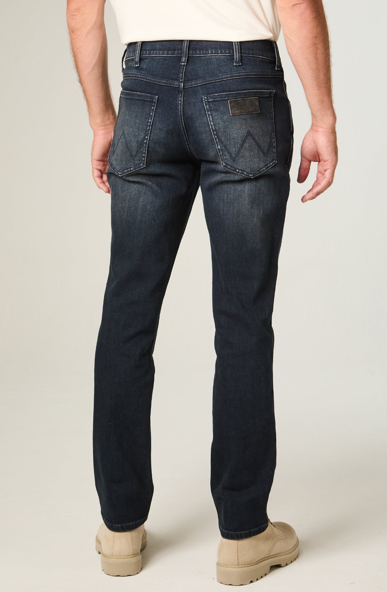 Jeans Hombre Greensboro Straight Tiro medio Azul